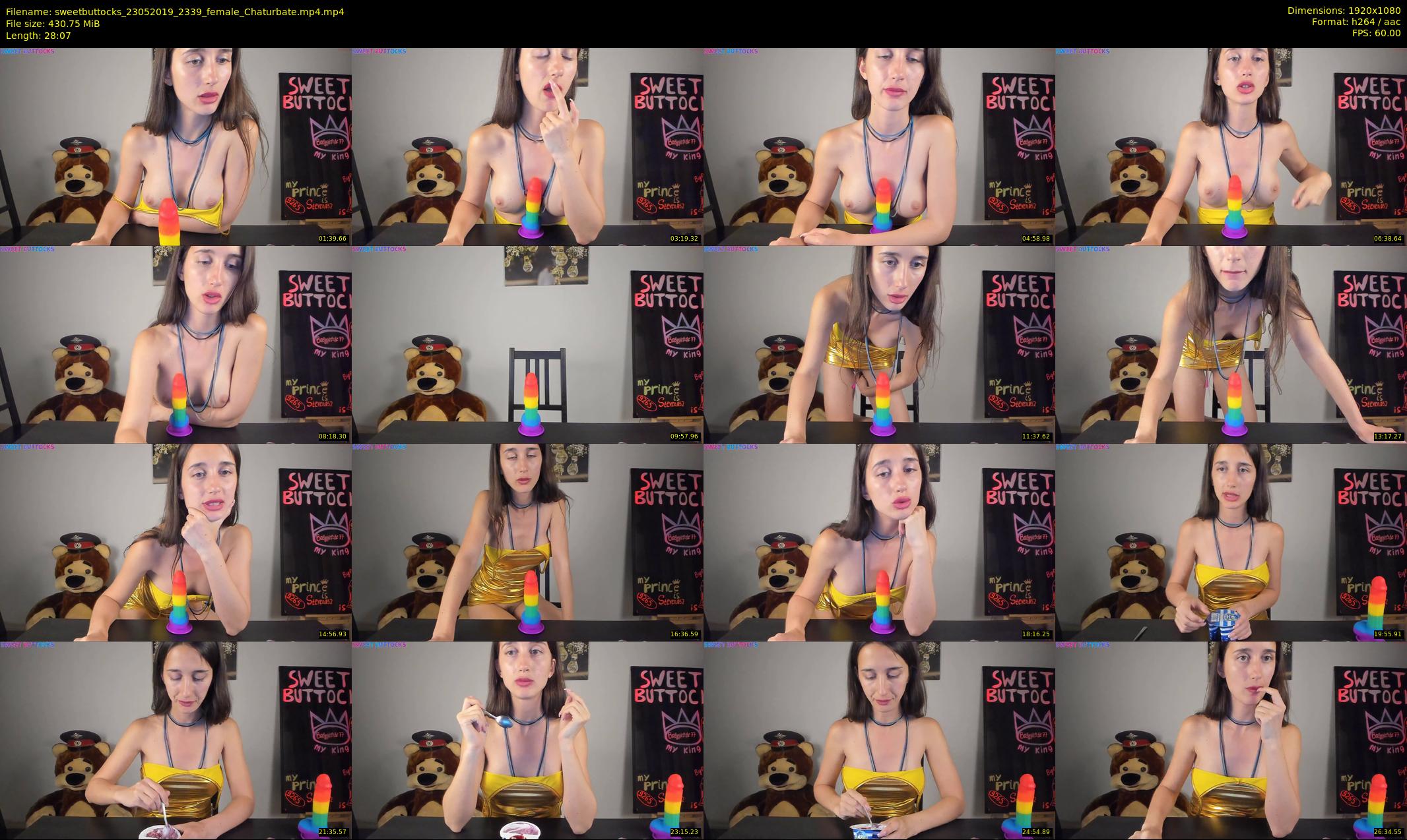 sweetbuttocks — 29 minute Chaturbate female cam show recording, 1080p, May 23, 2019