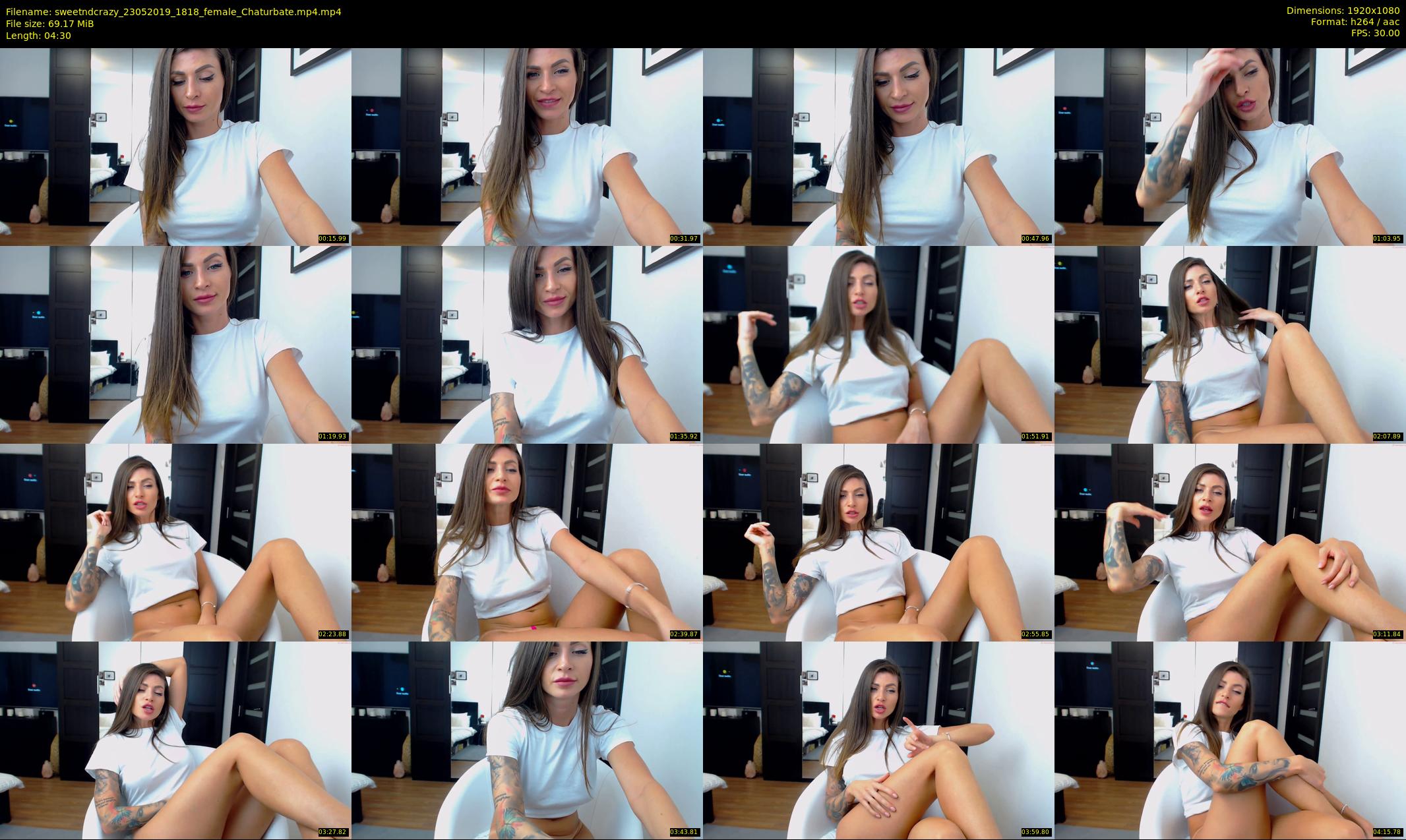 sweetndcrazy — 5 minute Chaturbate female cam show recording, 1080p, May 23, 2019