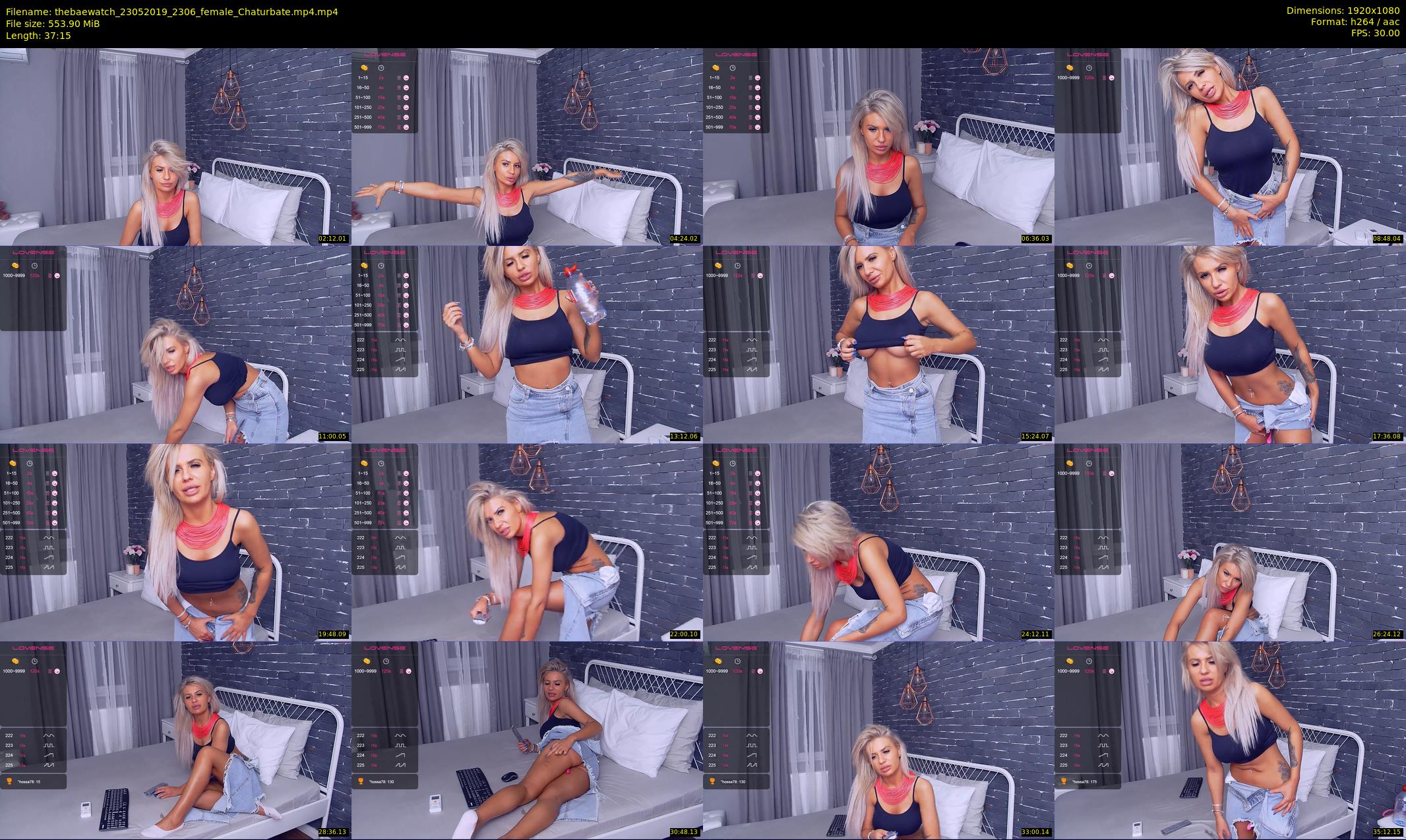 thebaewatch — 38 minute Chaturbate female cam show recording, 1080p, May 23, 2019