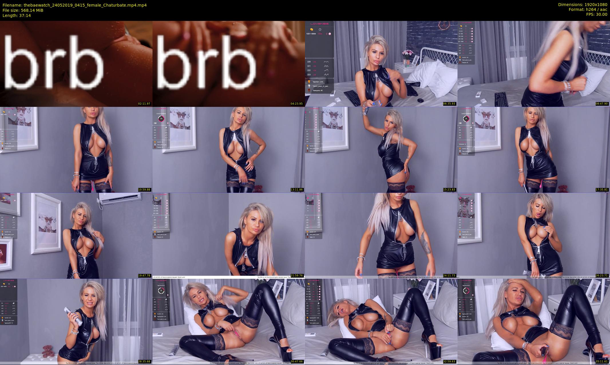 thebaewatch — 38 minute Chaturbate female cam show recording, 1080p, May 24, 2019