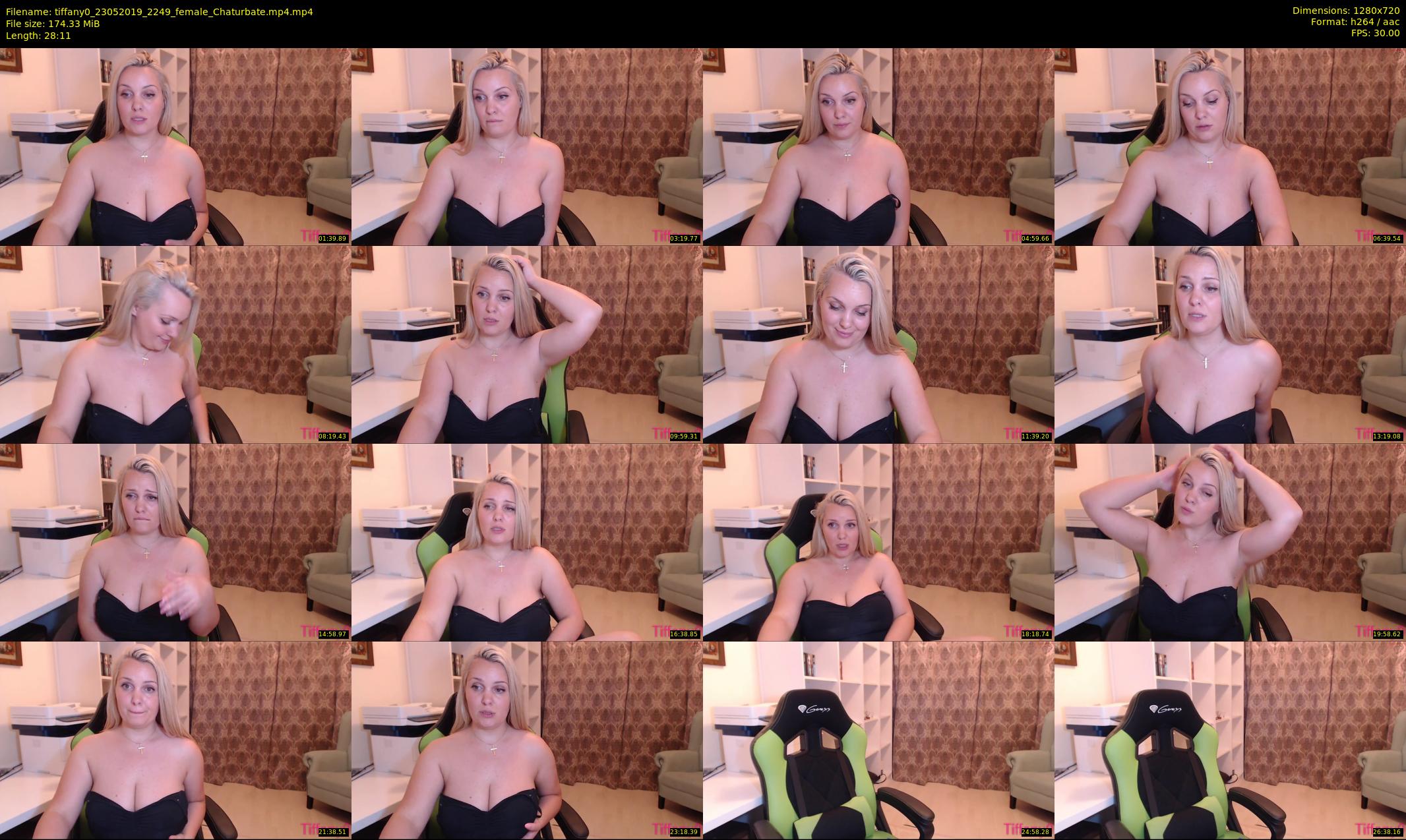 tiffany0 — 29 minute Chaturbate female cam show recording, 720p, May 23, 2019