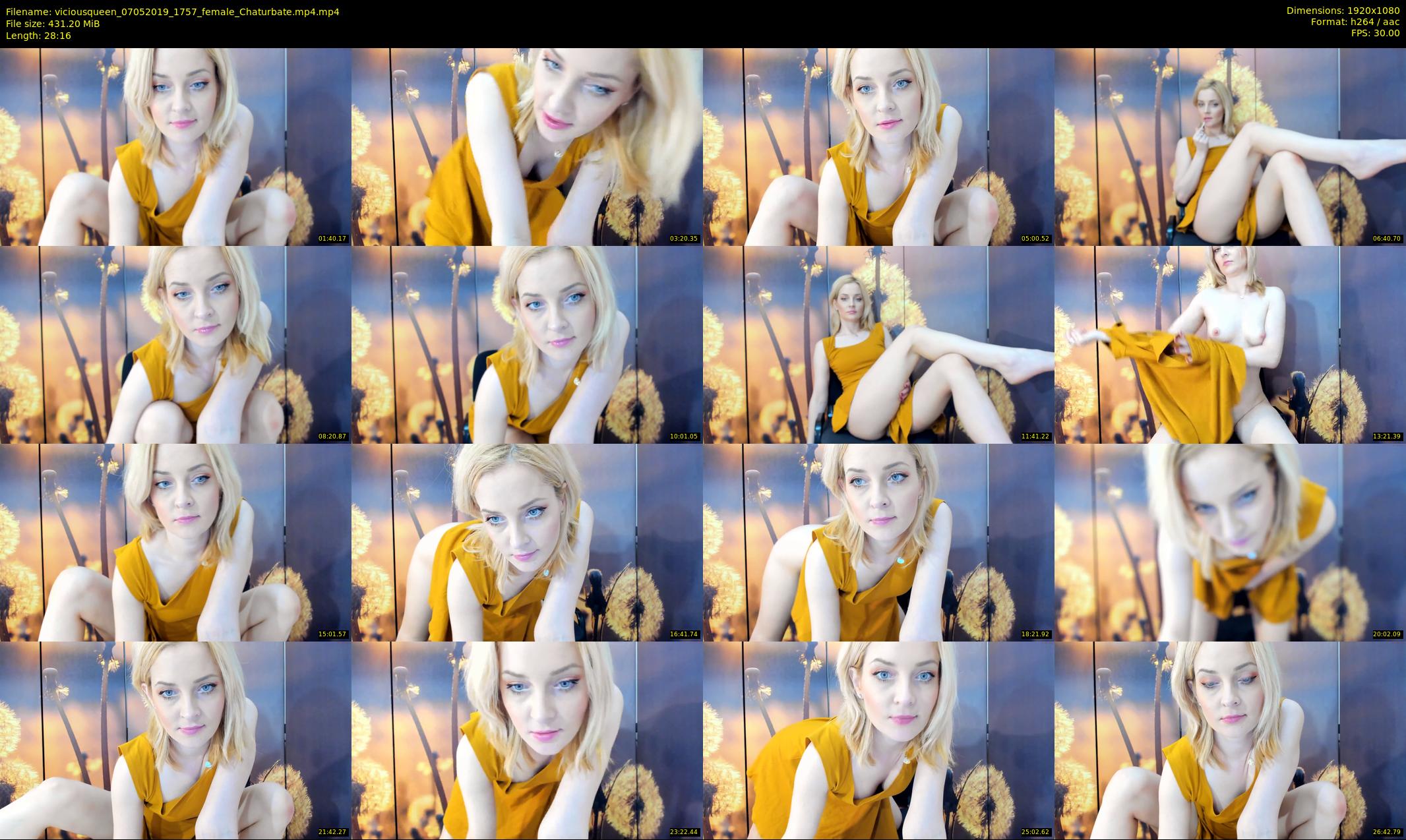 viciousqueen — 29 minute Chaturbate female cam show recording, 1080p, May 7, 2019