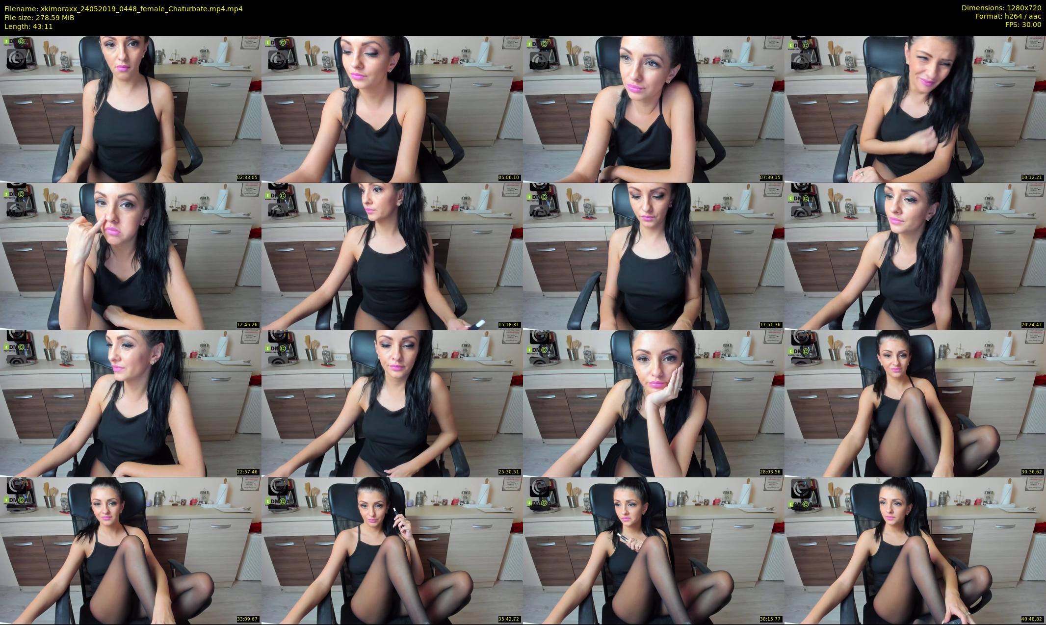 xkimoraxx — 44 minute Chaturbate female cam show recording, 720p, May 24, 2019