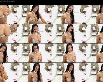 zamarahot — 8 minute Chaturbate female cam show recording, 720p, May 23, 2019