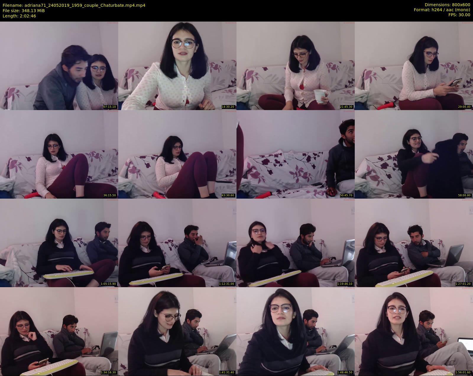adriana71 — 123 minute Chaturbate couple cam show recording, 480p, May 24, 2019
