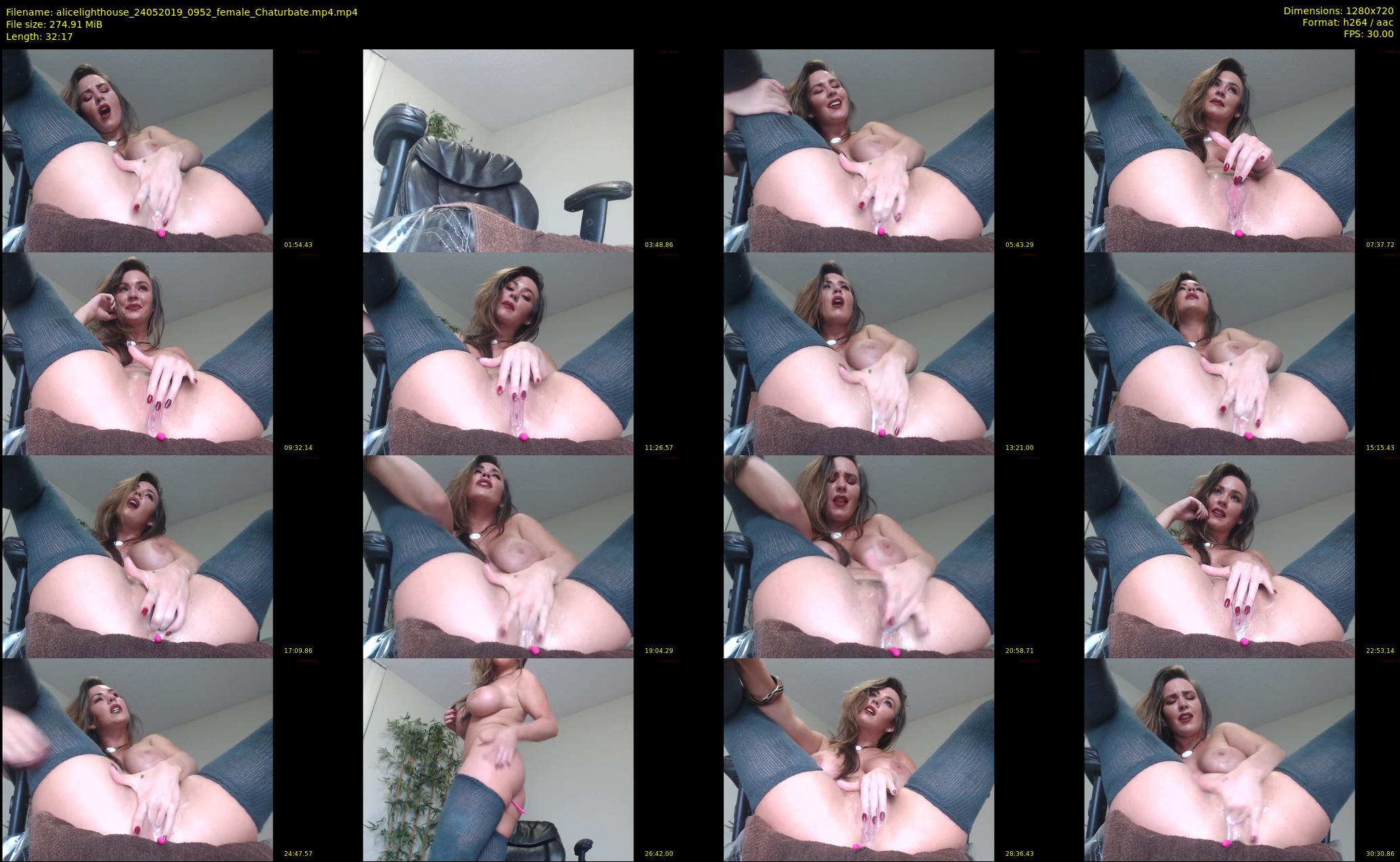 alicelighthouse — 33 minute Chaturbate female cam show recording, 720p, May 24, 2019