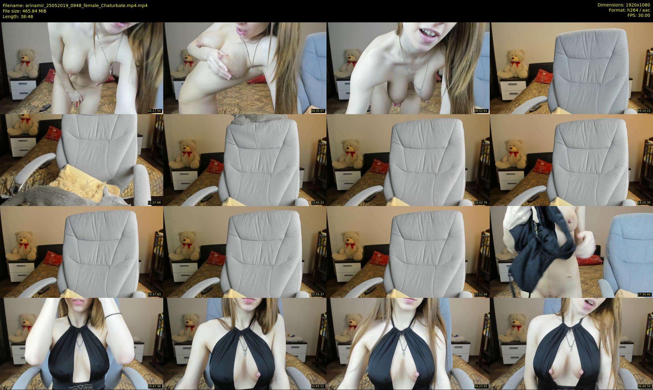 arinamir — 39 minute Chaturbate female cam show recording, 1080p, May 25, 2019