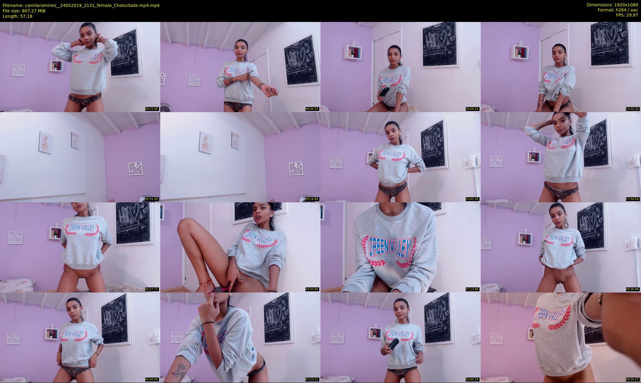 camilaramirez_ — 58 minute Chaturbate female cam show recording, 1080p, May 24, 2019