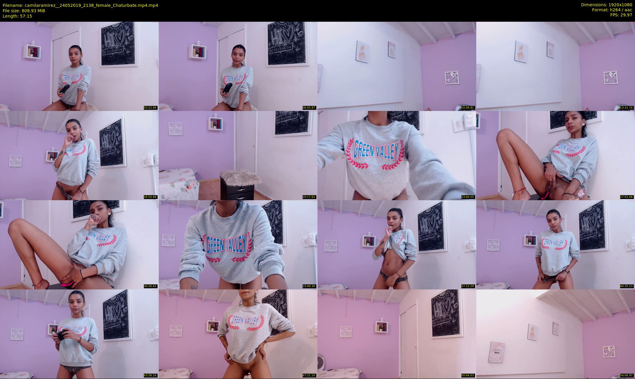 camilaramirez_ — 58 minute Chaturbate female cam show recording, 1080p, May 24, 2019
