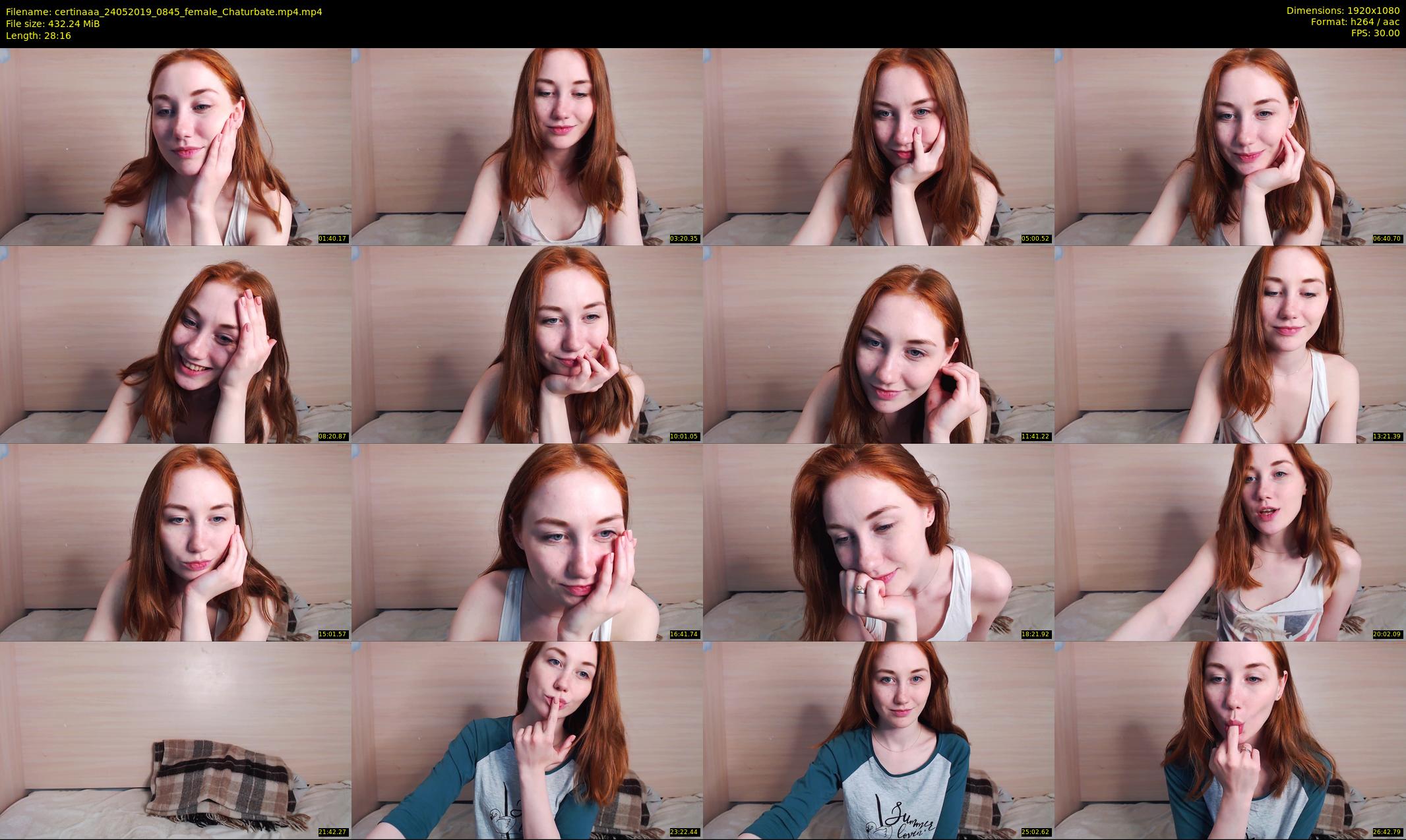 certinaaa — 29 minute Chaturbate female cam show recording, 1080p, May 24, 2019