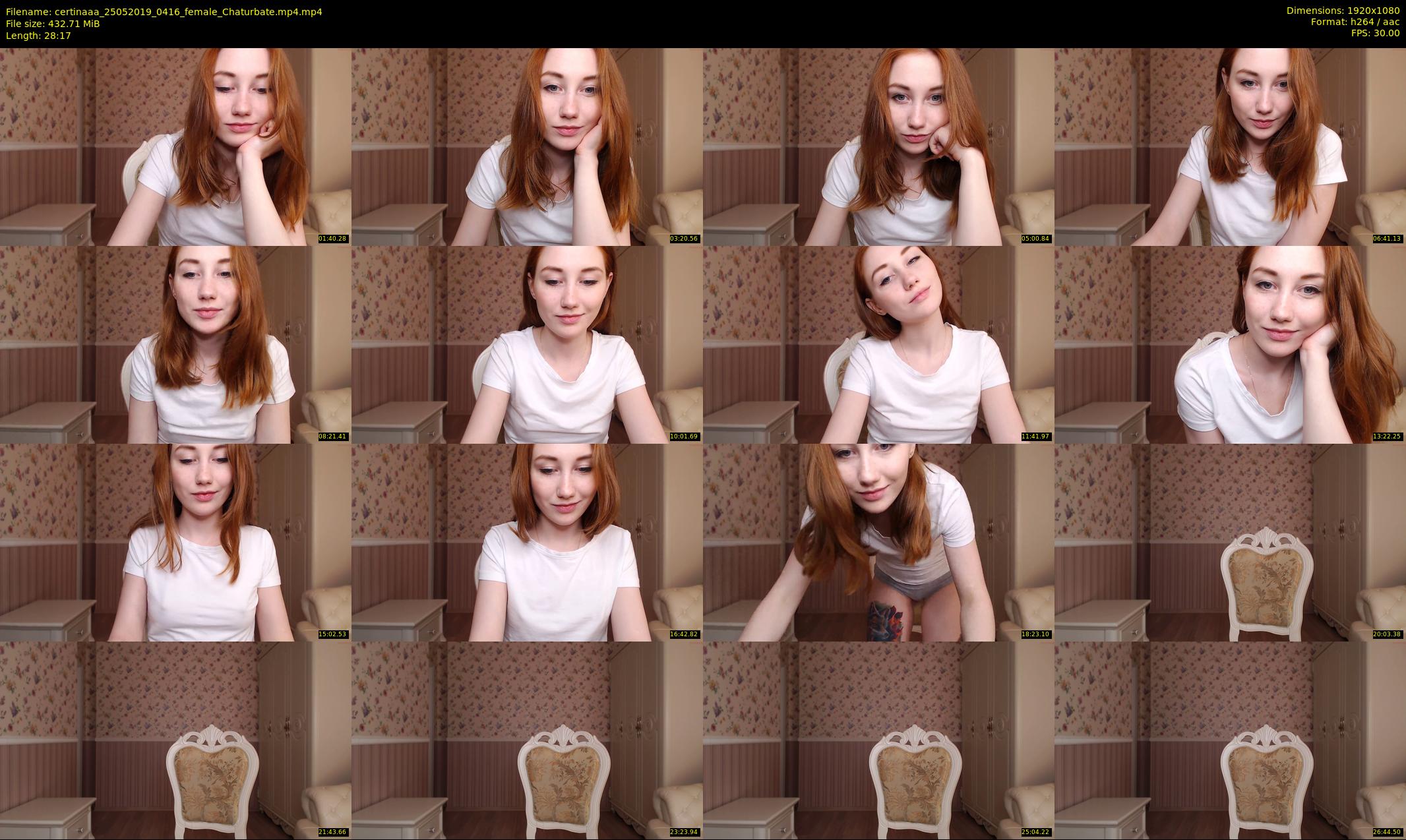 certinaaa — 29 minute Chaturbate female cam show recording, 1080p, May 25, 2019