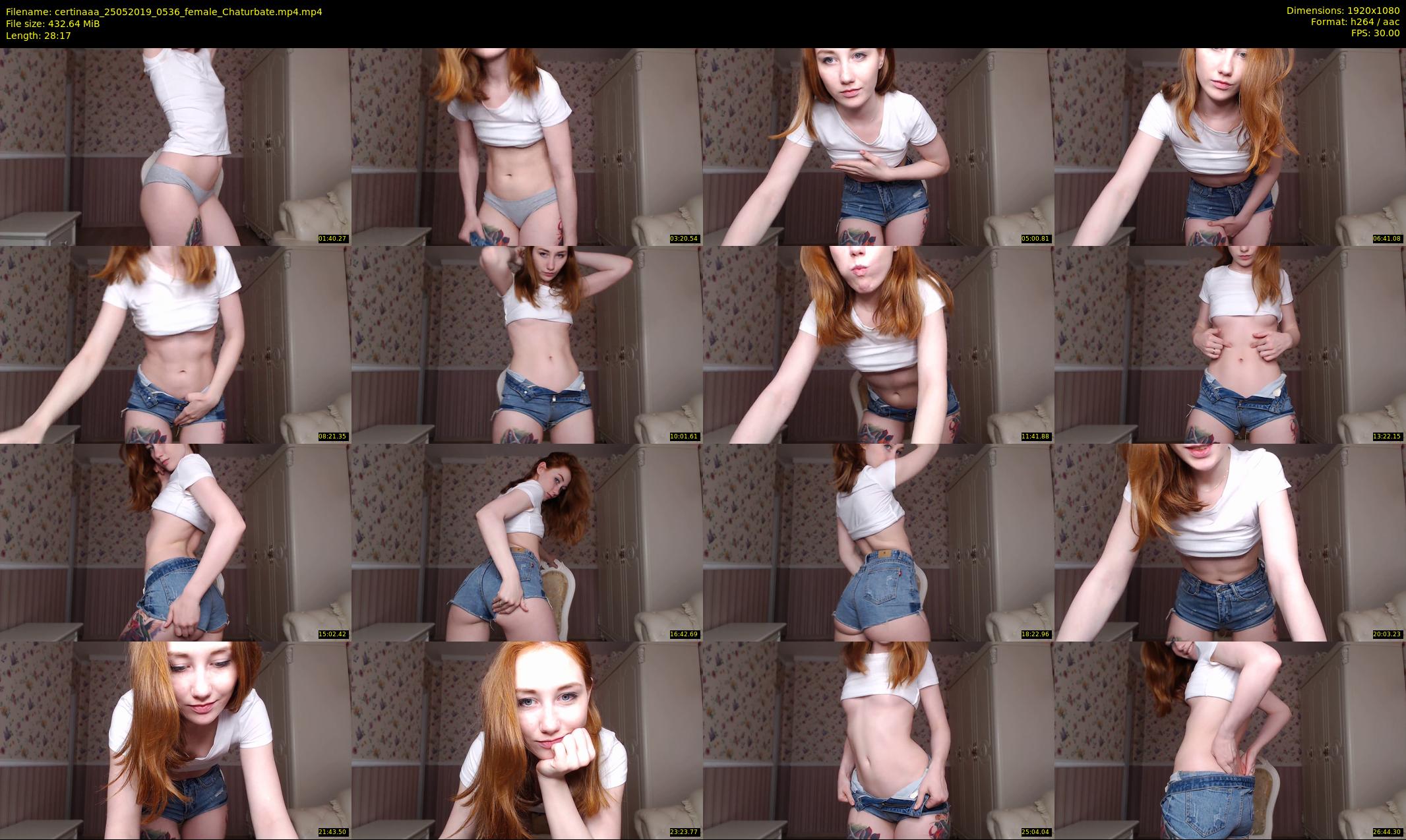 certinaaa — 29 minute Chaturbate female cam show recording, 1080p, May 25, 2019
