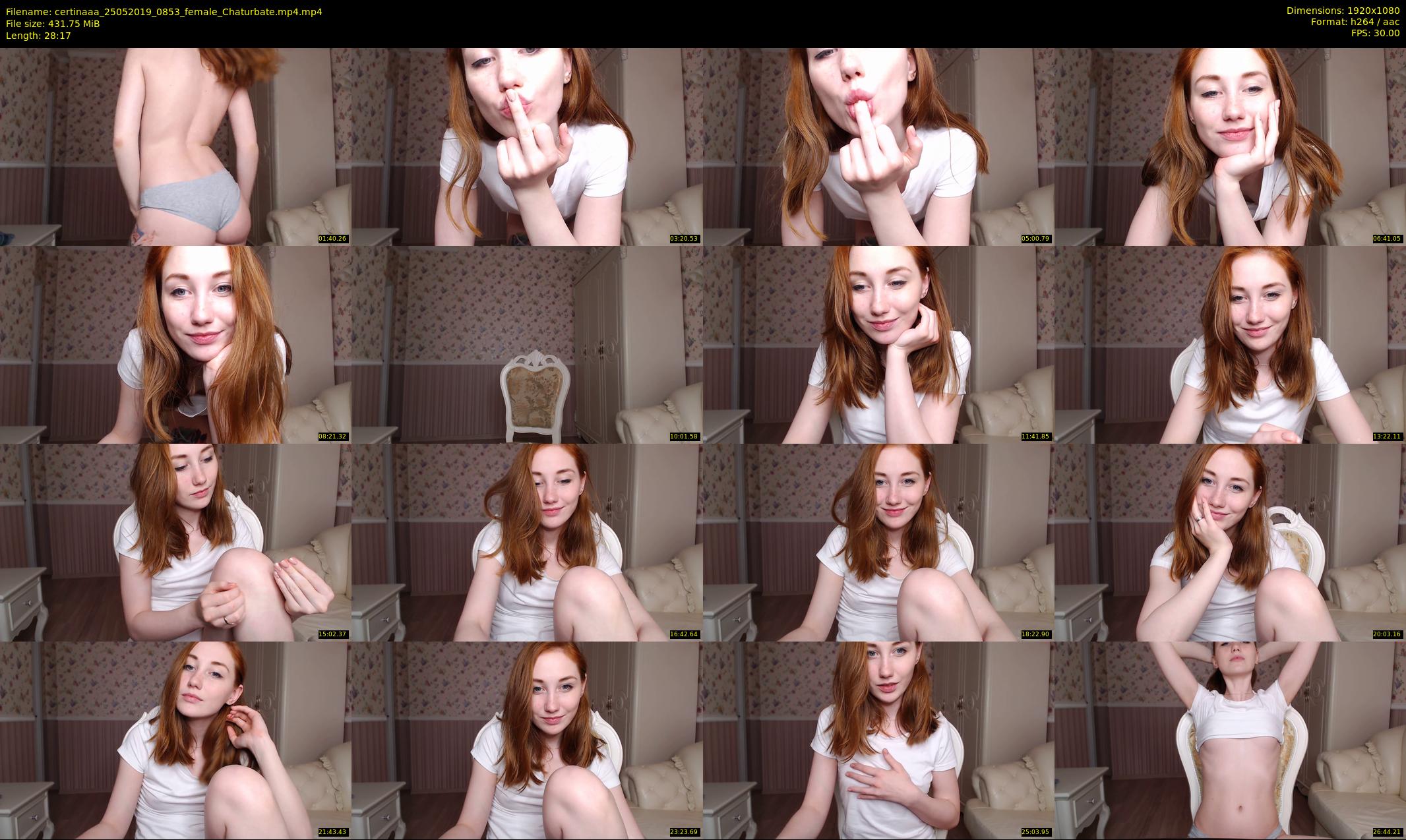 certinaaa — 29 minute Chaturbate female cam show recording, 1080p, May 25, 2019