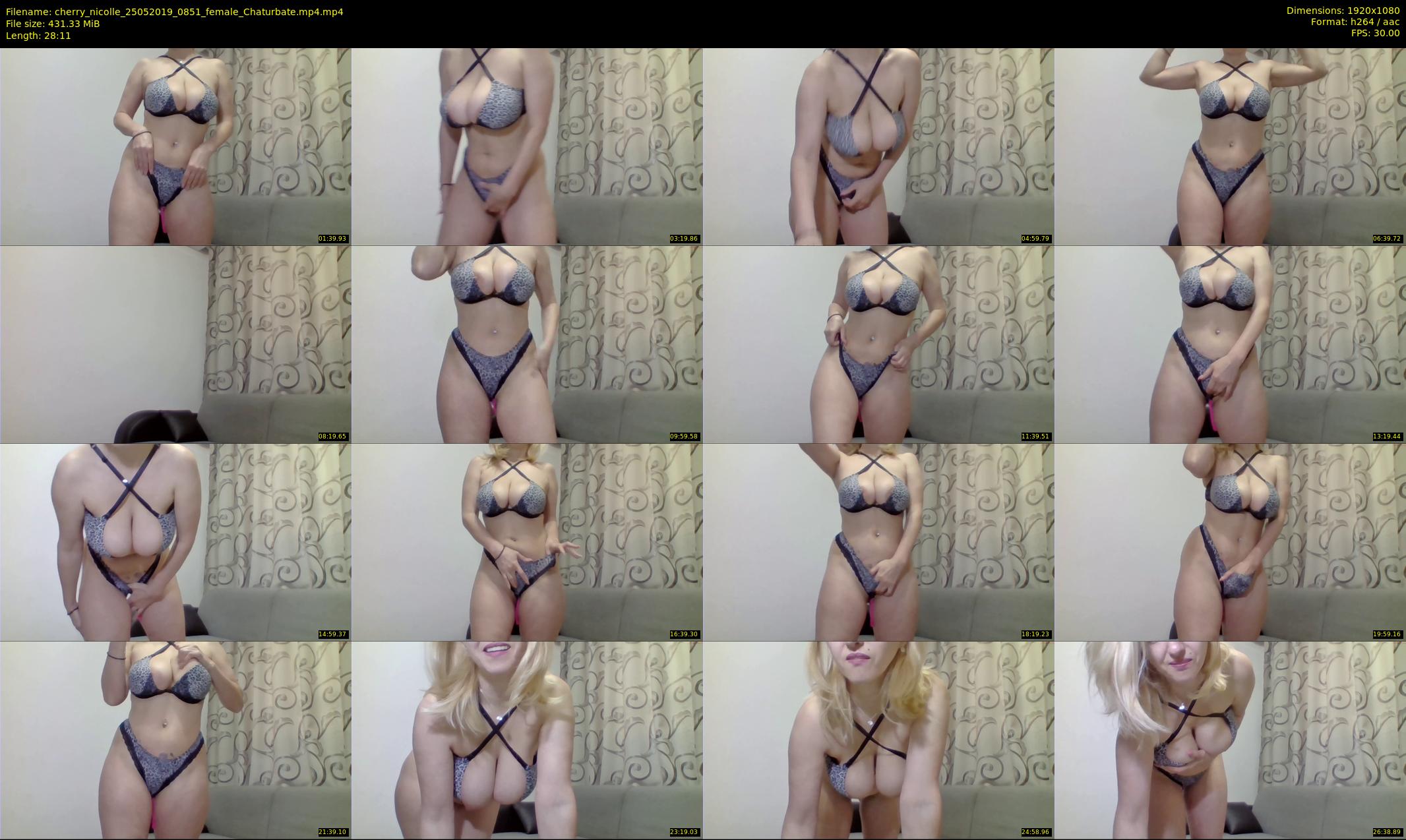 cherry_nicolle — 29 minute Chaturbate female cam show recording, 1080p, May 25, 2019