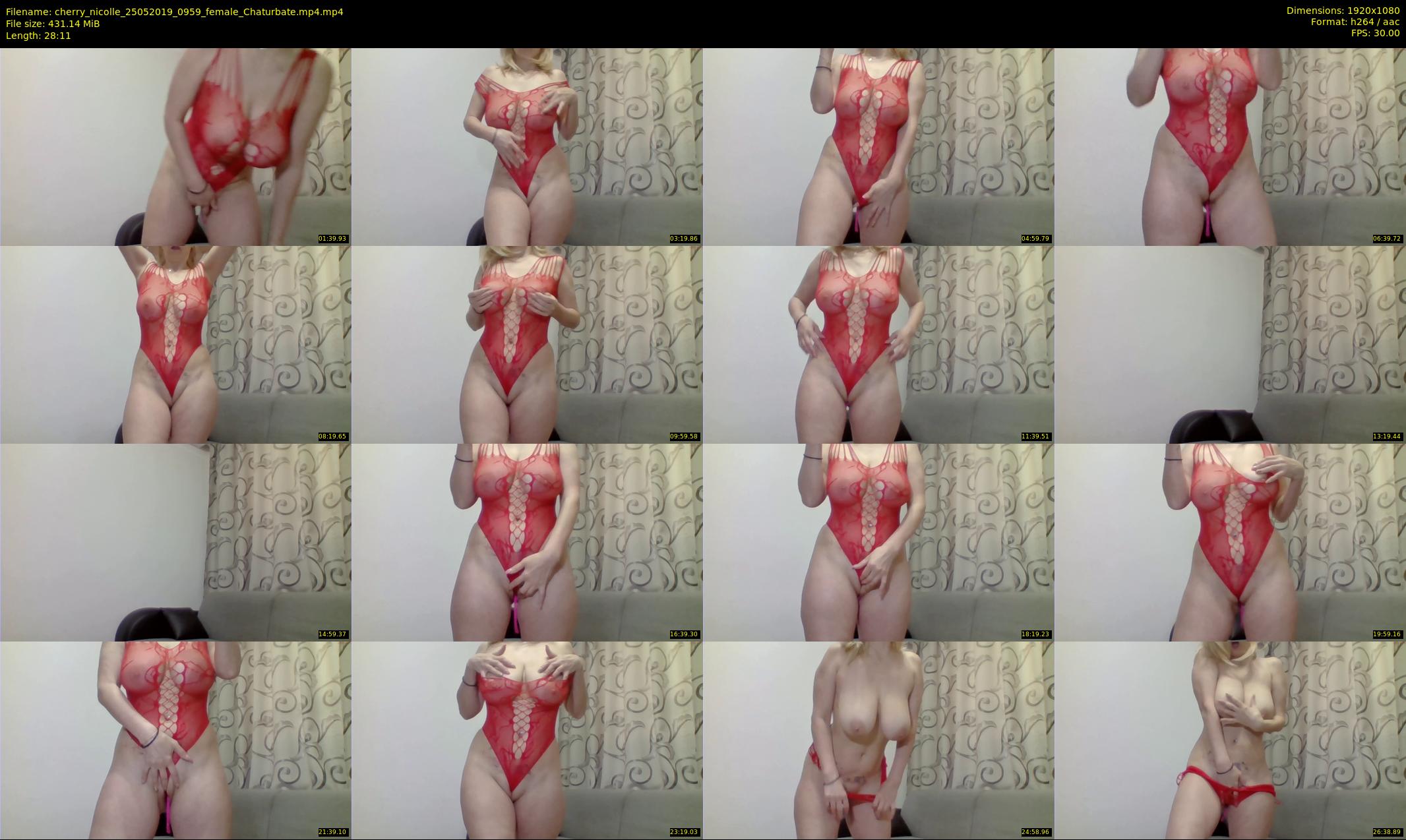 cherry_nicolle — 29 minute Chaturbate female cam show recording, 1080p, May 25, 2019
