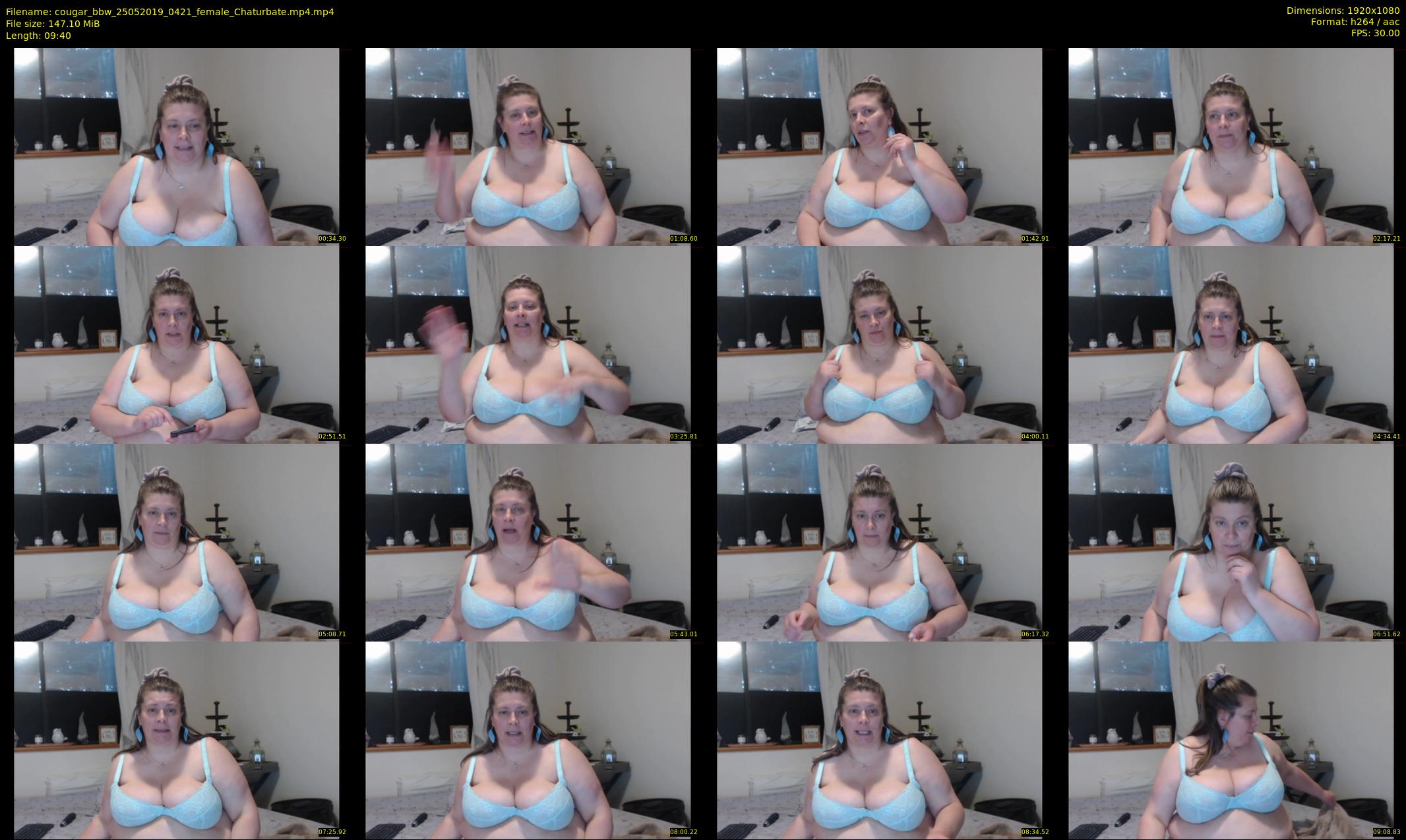 cougar_bbw — 10 minute Chaturbate female cam show recording, 1080p, May 25, 2019