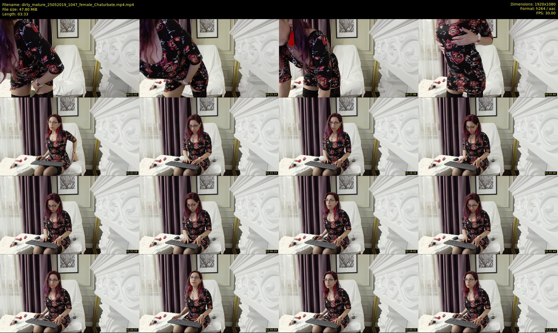 dirty_mature — 4 minute Chaturbate female cam show recording, 1080p, May 25, 2019