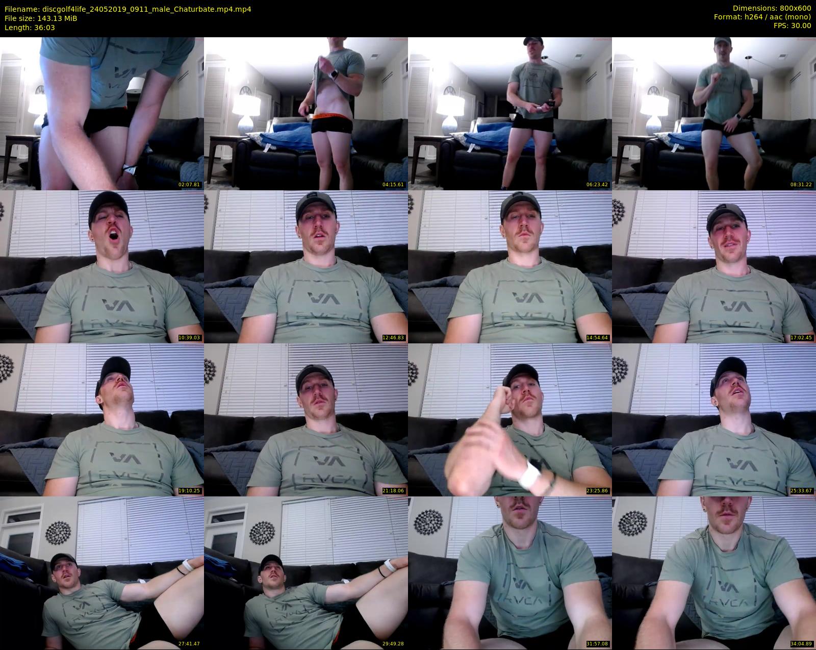 discgolf4life — 37 minute Chaturbate male cam show recording, 480p, May 24, 2019