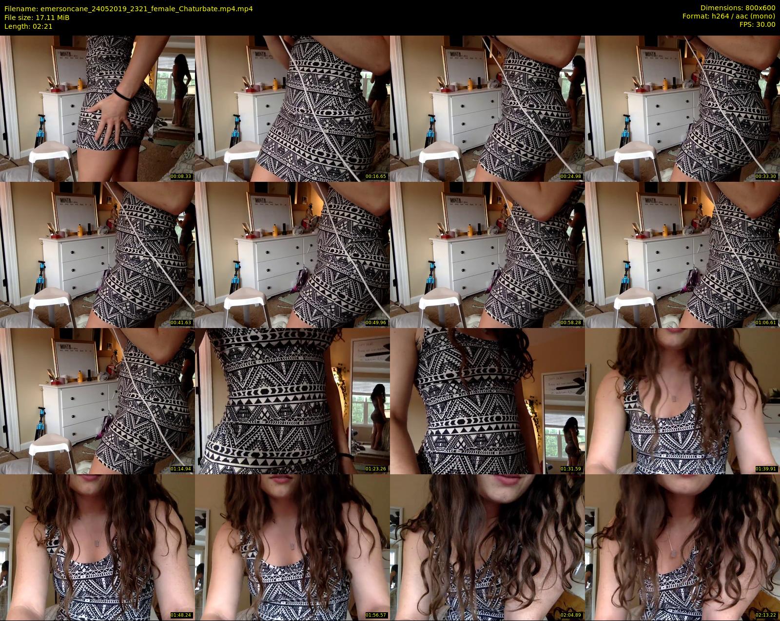 emersoncane — 3 minute Chaturbate female cam show recording, 480p, May 24, 2019