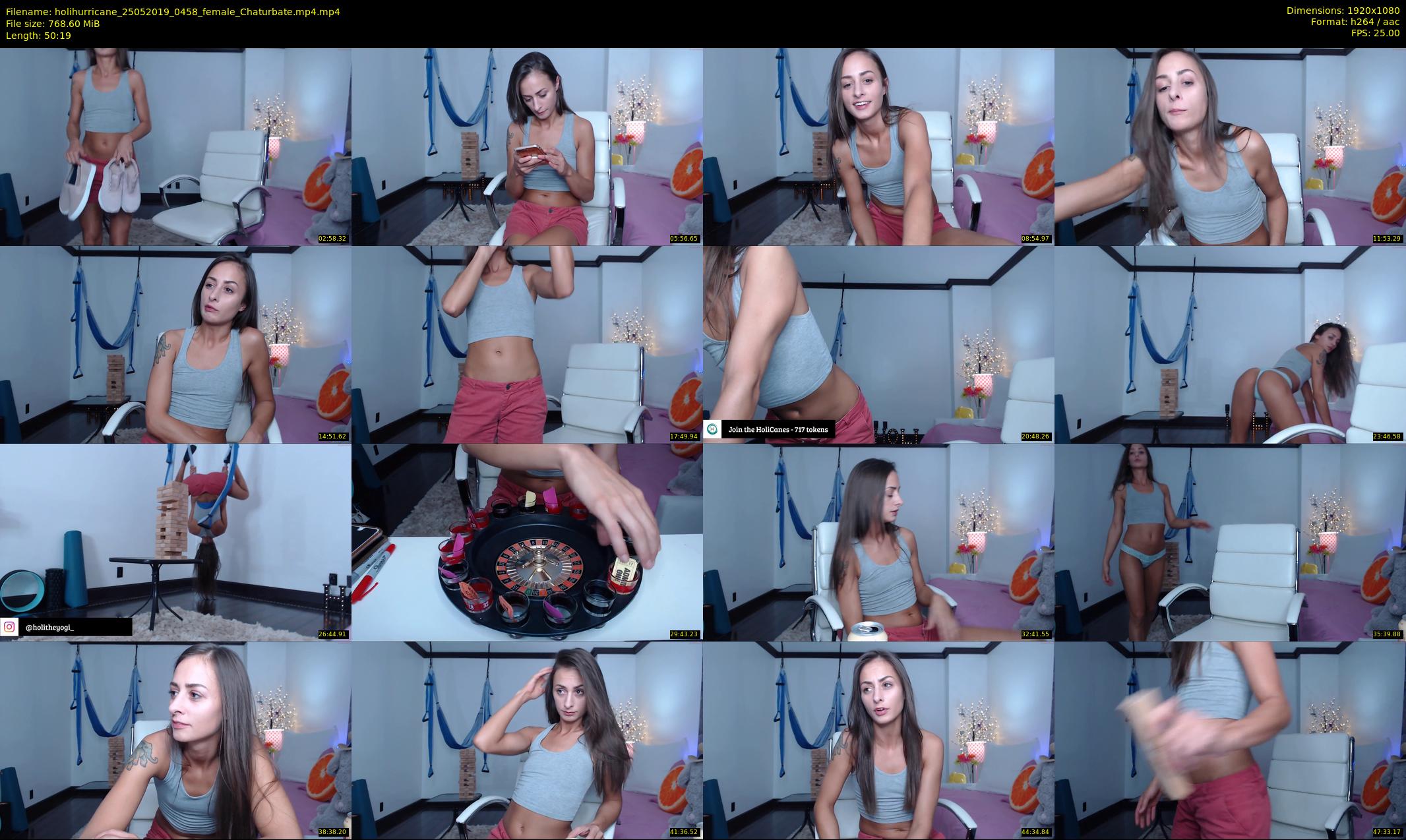 holihurricane — 51 minute Chaturbate female cam show recording, 1080p, May 25, 2019