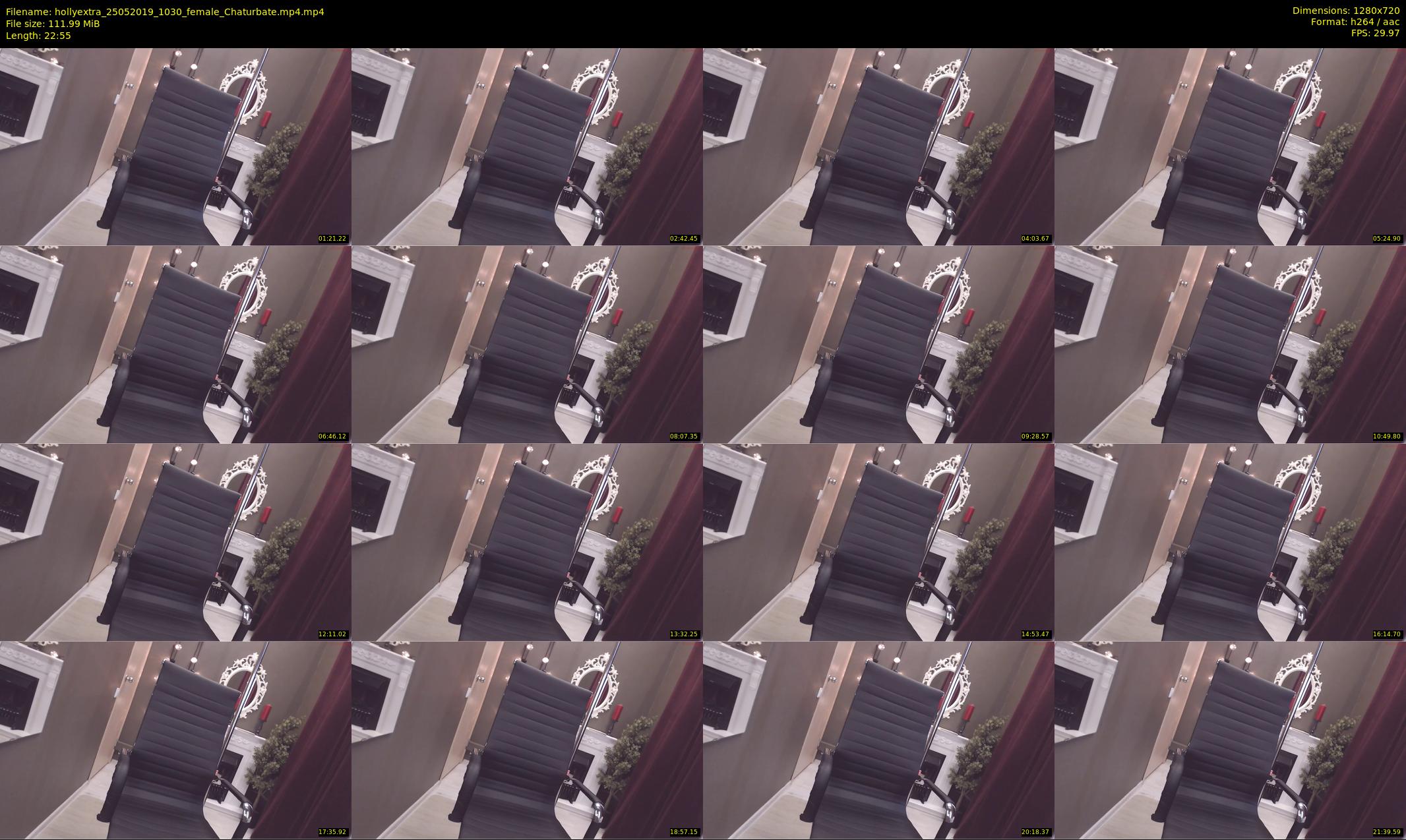 hollyextra — 23 minute Chaturbate female cam show recording, 720p, May 25, 2019
