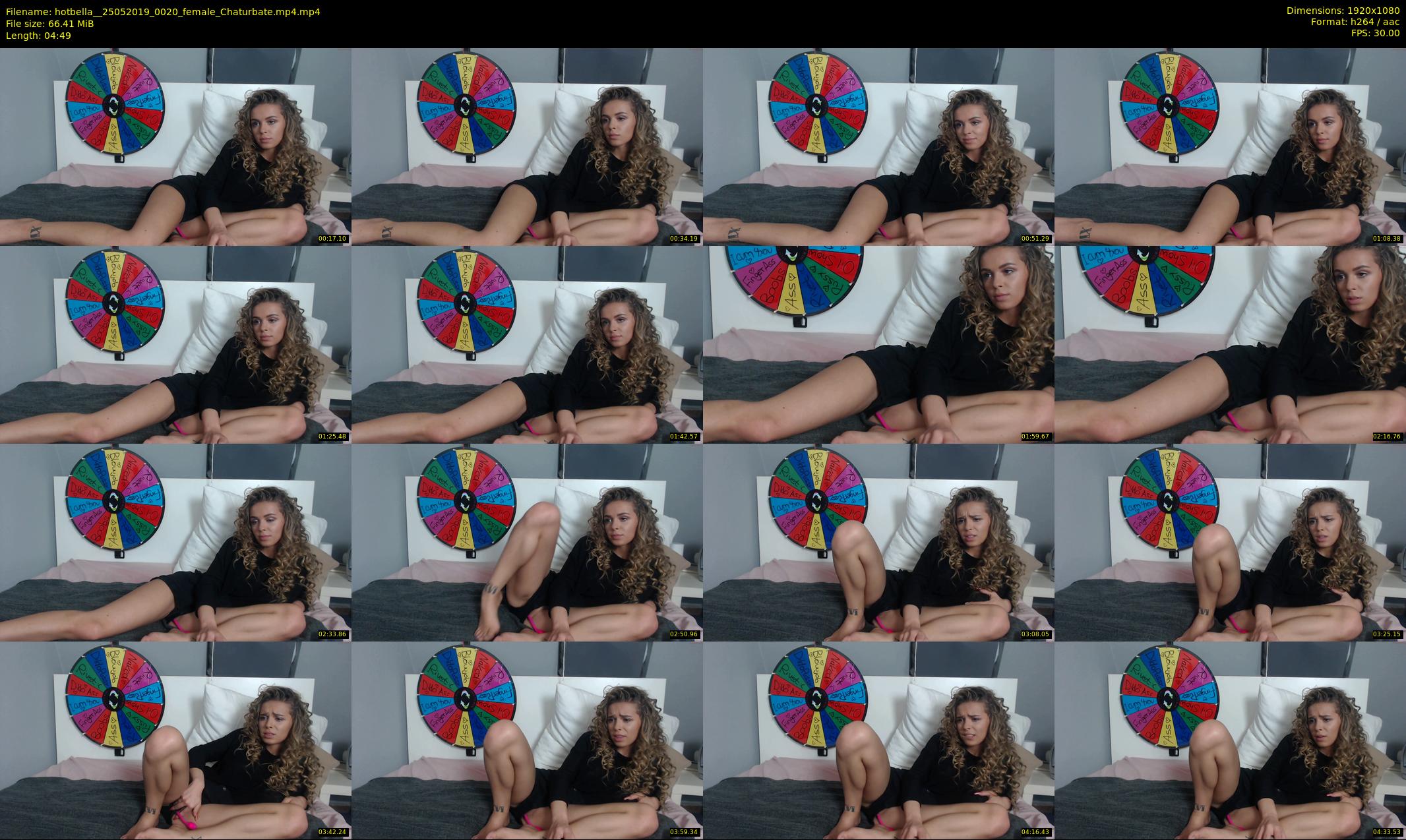 hotbella_ — 5 minute Chaturbate female cam show recording, 1080p, May 25, 2019