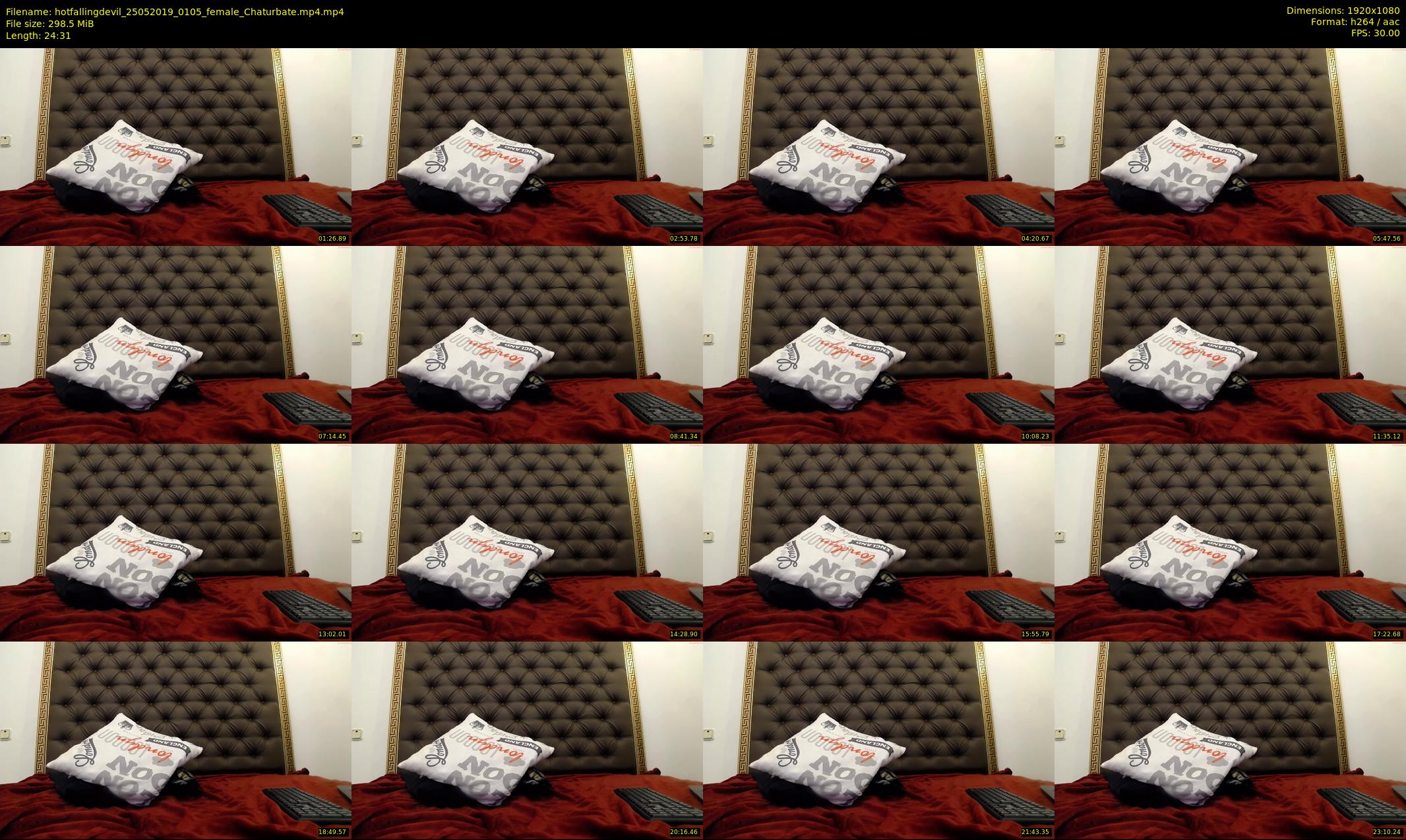hotfallingdevil — 25 minute Chaturbate female cam show recording, 1080p, May 25, 2019