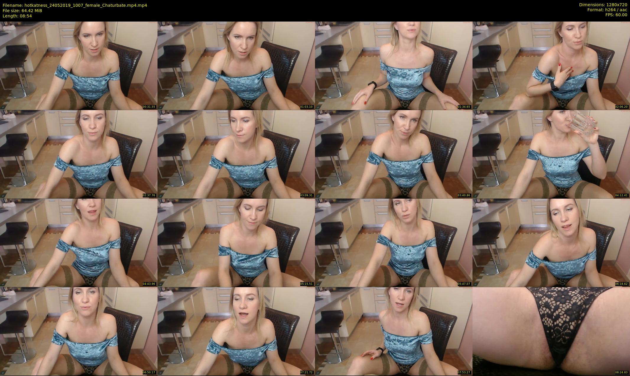 hotkatness — 9 minute Chaturbate female cam show recording, 720p, May 24, 2019