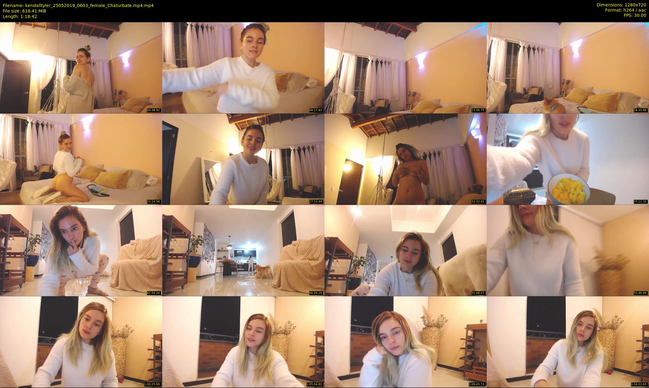 kendalltyler — 79 minute Chaturbate female cam show recording, 720p, May 25, 2019
