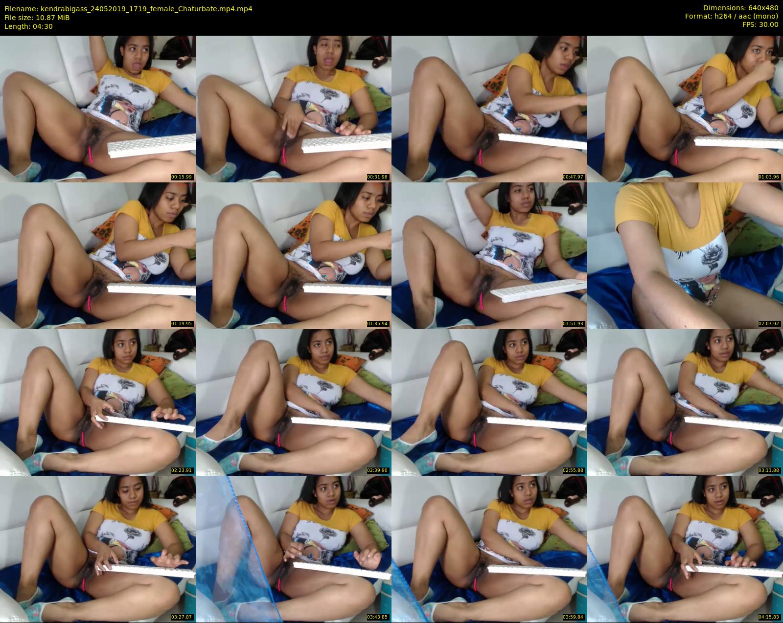 kendrabigass — 5 minute Chaturbate female cam show recording, 480p, May 24, 2019