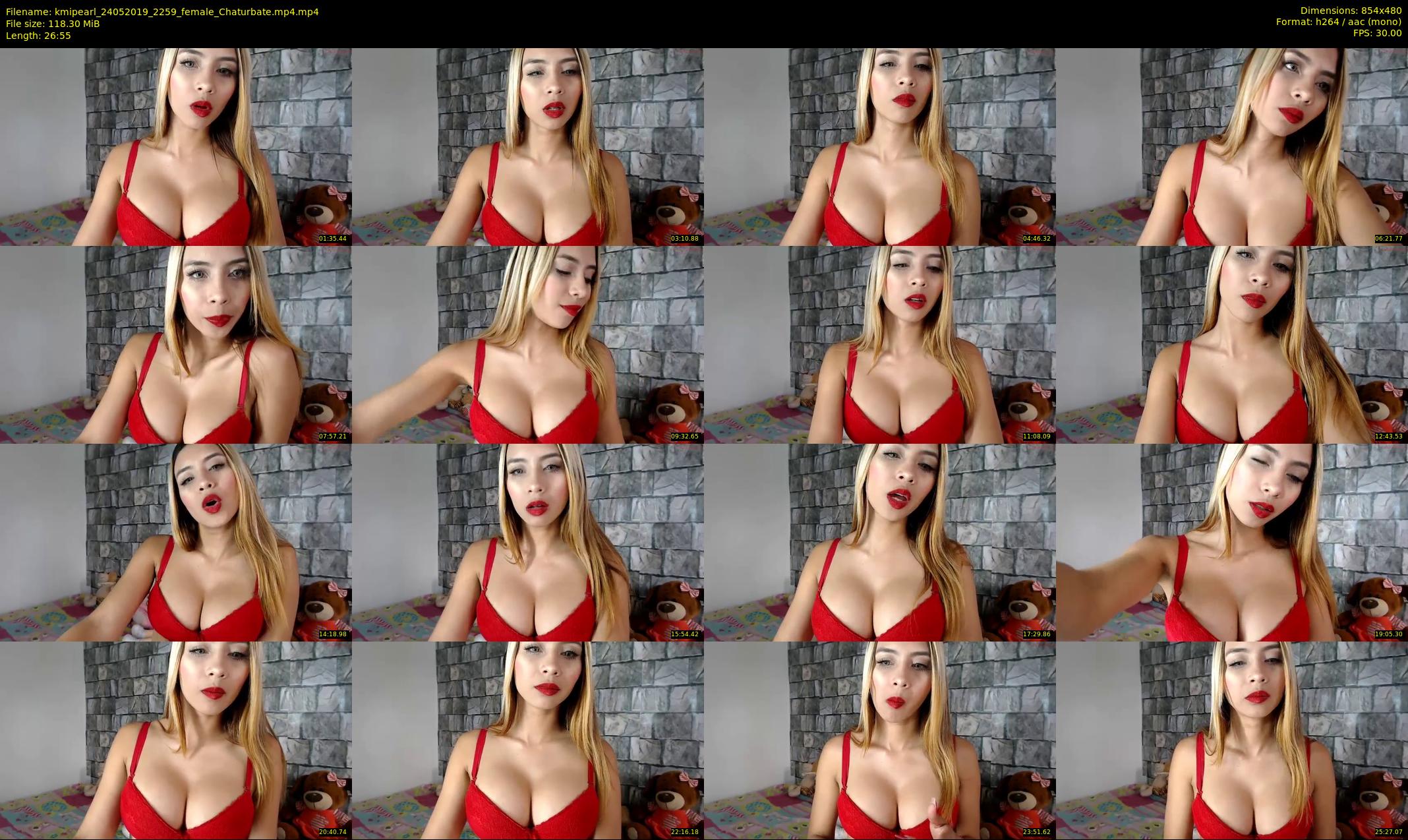 kmipearl — 27 minute Chaturbate female cam show recording, 480p, May 24, 2019