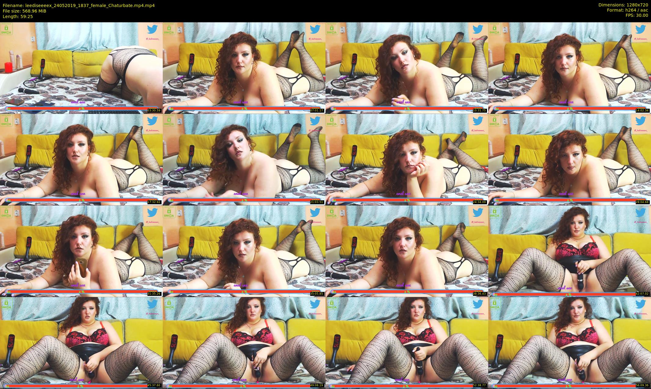leediseeeex — 60 minute Chaturbate female cam show recording, 720p, May 24, 2019