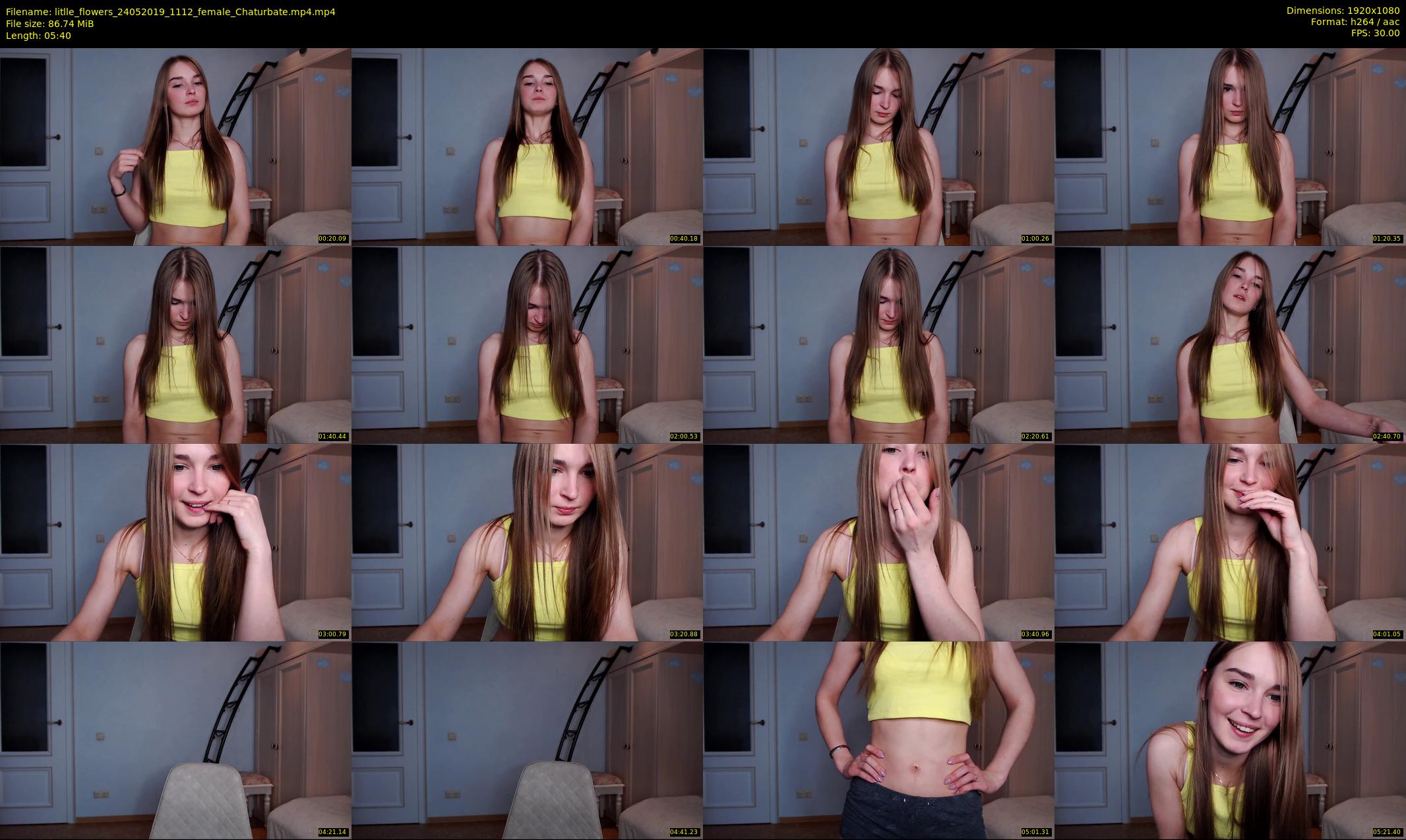 litlle_flowers — 6 minute Chaturbate female cam show recording, 1080p, May 24, 2019
