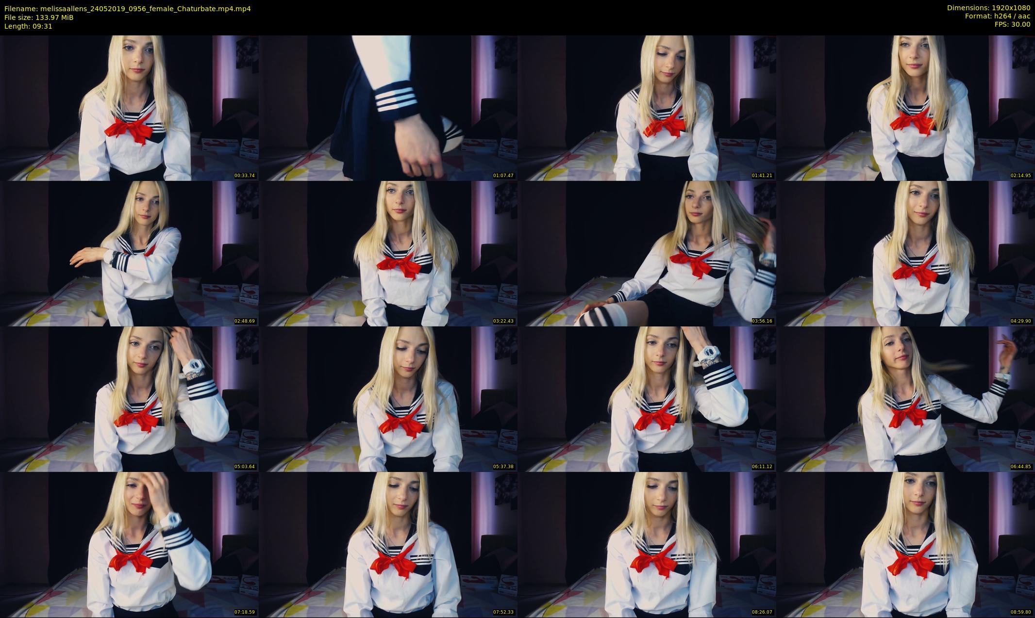 melissaallens — 10 minute Chaturbate female cam show recording, 1080p, May 24, 2019