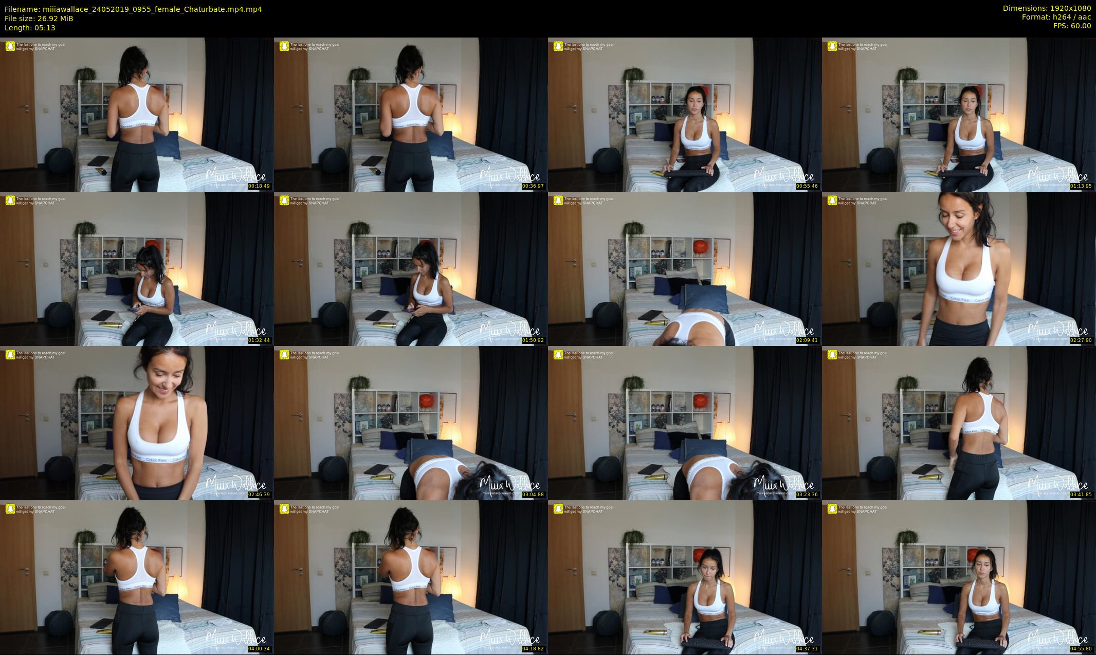 miiiawallace — 6 minute Chaturbate female cam show recording, 1080p, May 24, 2019