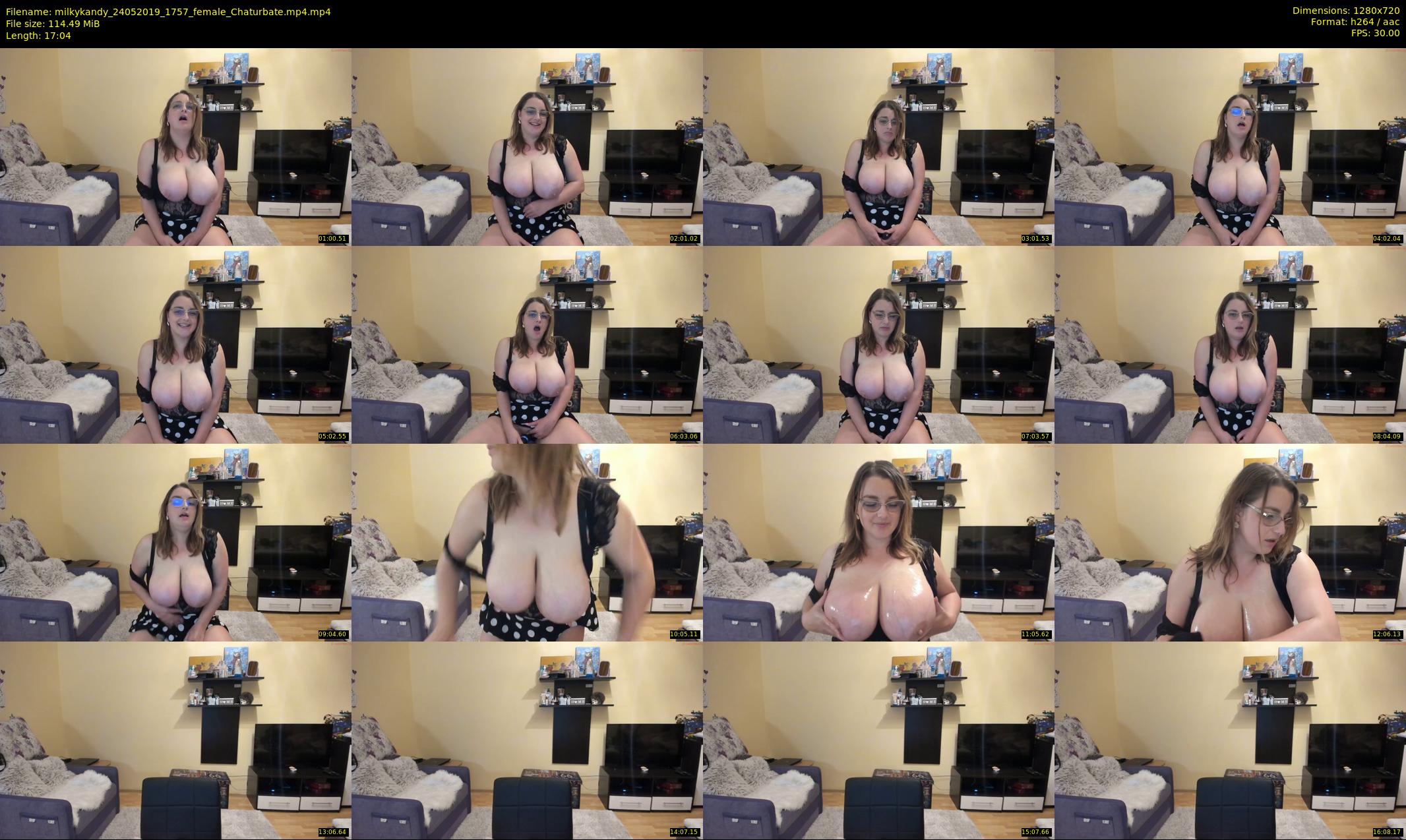 milkykandy — 18 minute Chaturbate female cam show recording, 720p, May 24, 2019