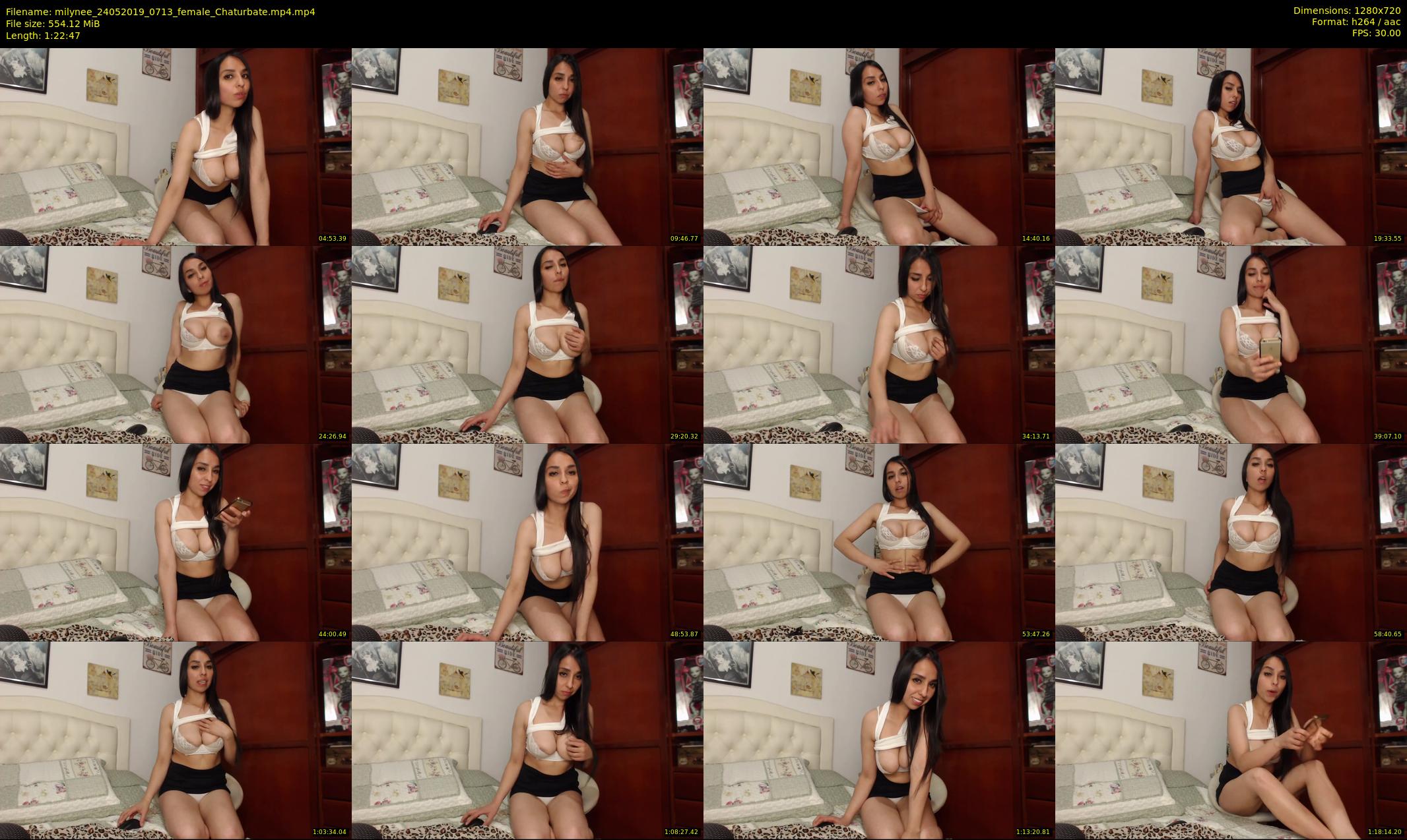 milynee — 83 minute Chaturbate female cam show recording, 720p, May 24, 2019