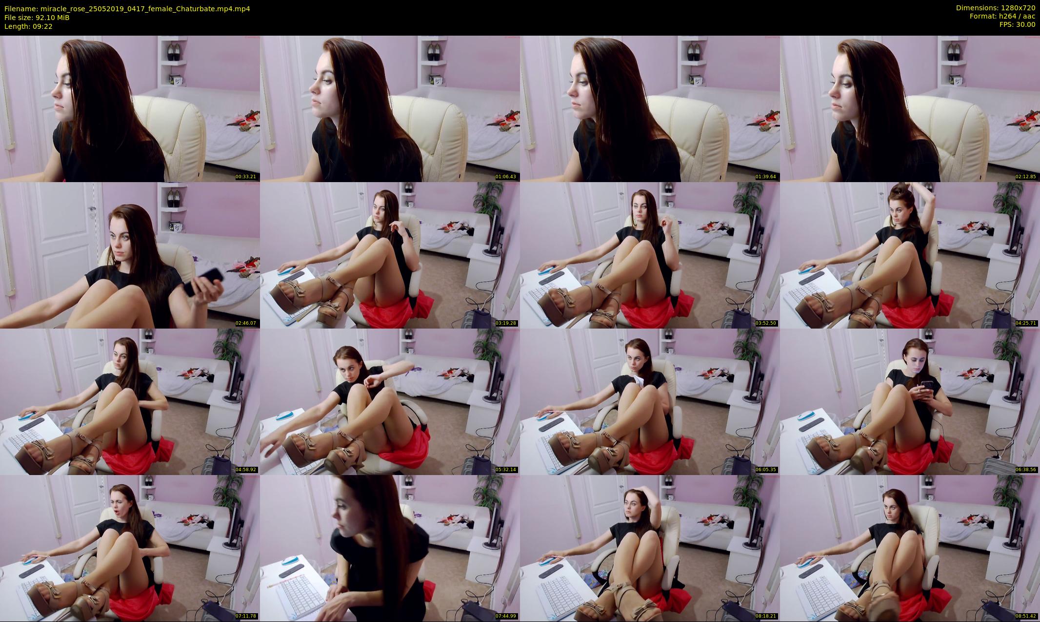 miracle_rose — 10 minute Chaturbate female cam show recording, 720p, May 25, 2019