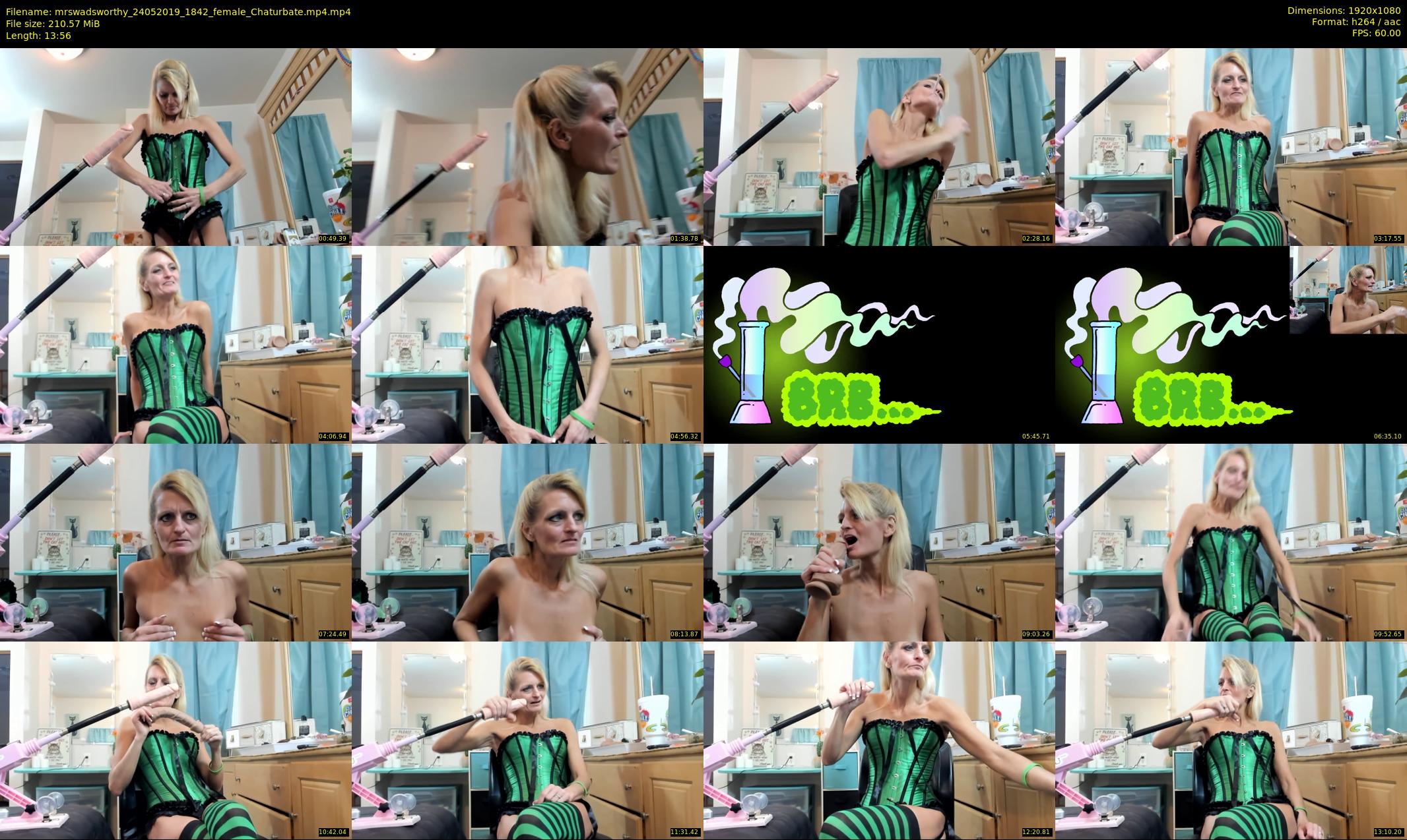 mrswadsworthy — 14 minute Chaturbate female cam show recording, 1080p, May 24, 2019