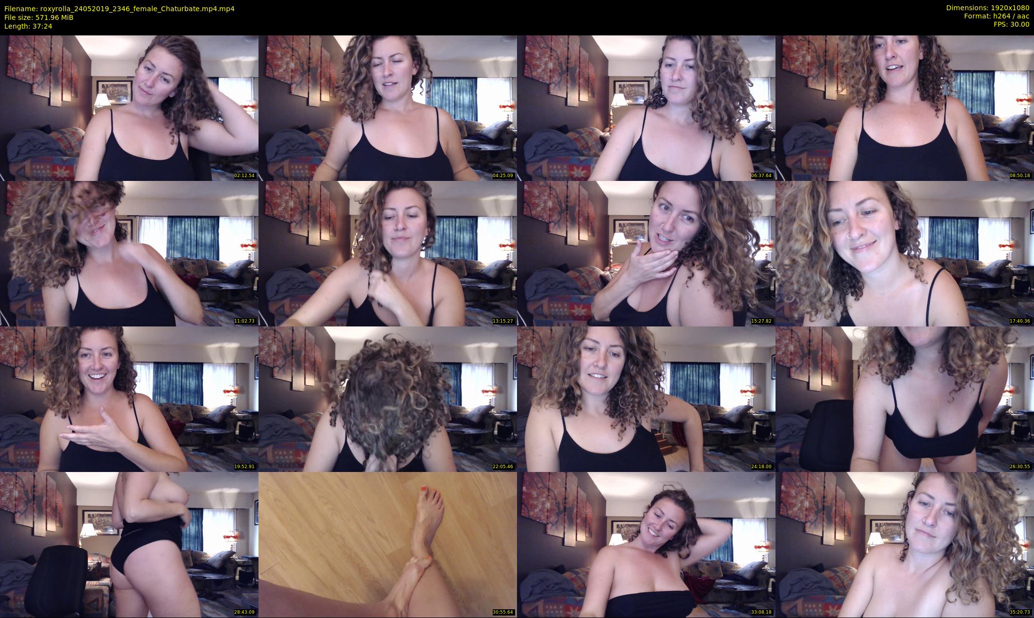 roxyrolla — 38 minute Chaturbate female cam show recording, 1080p, May 24, 2019