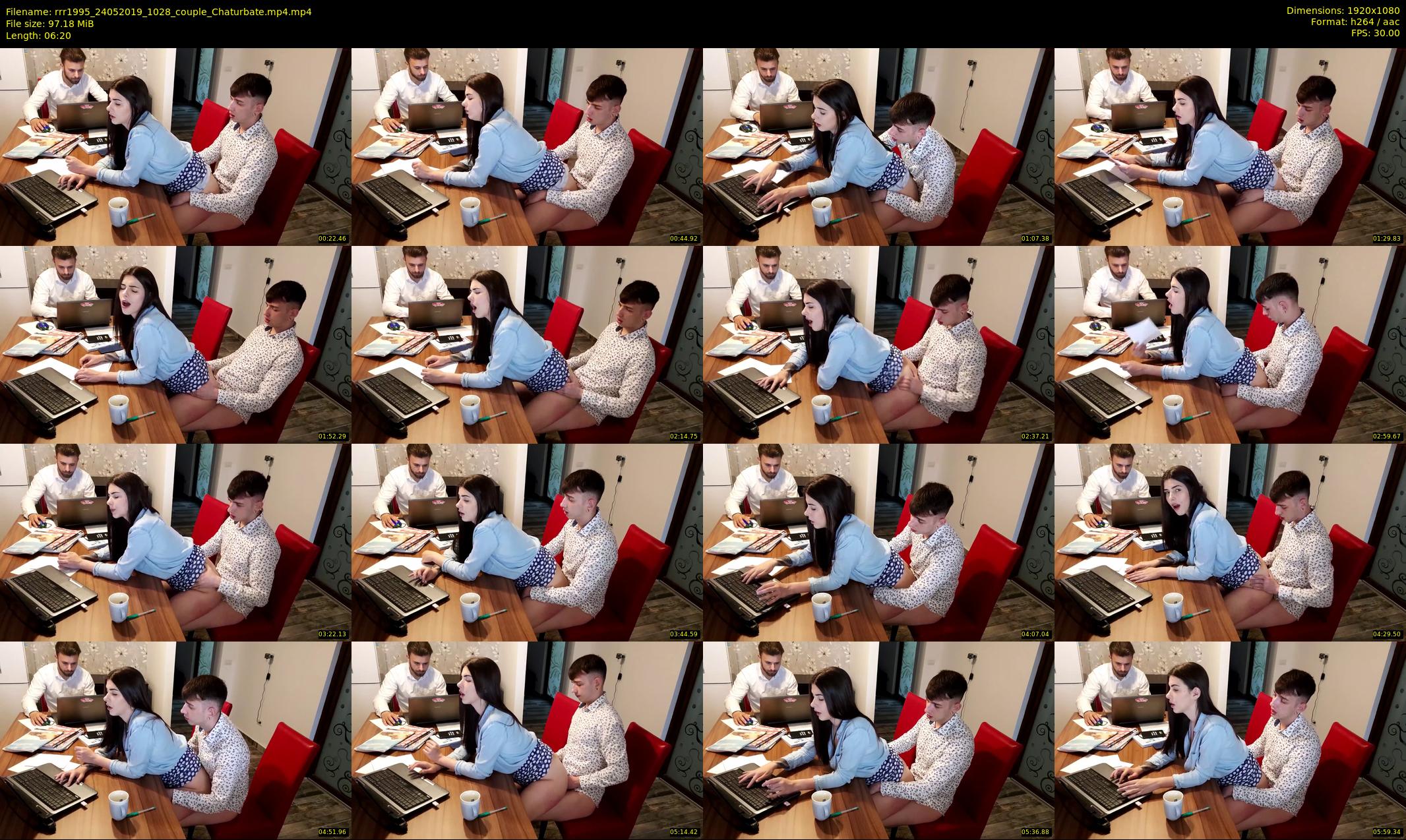 rrr1995 — 7 minute Chaturbate couple cam show recording, 1080p, May 24, 2019