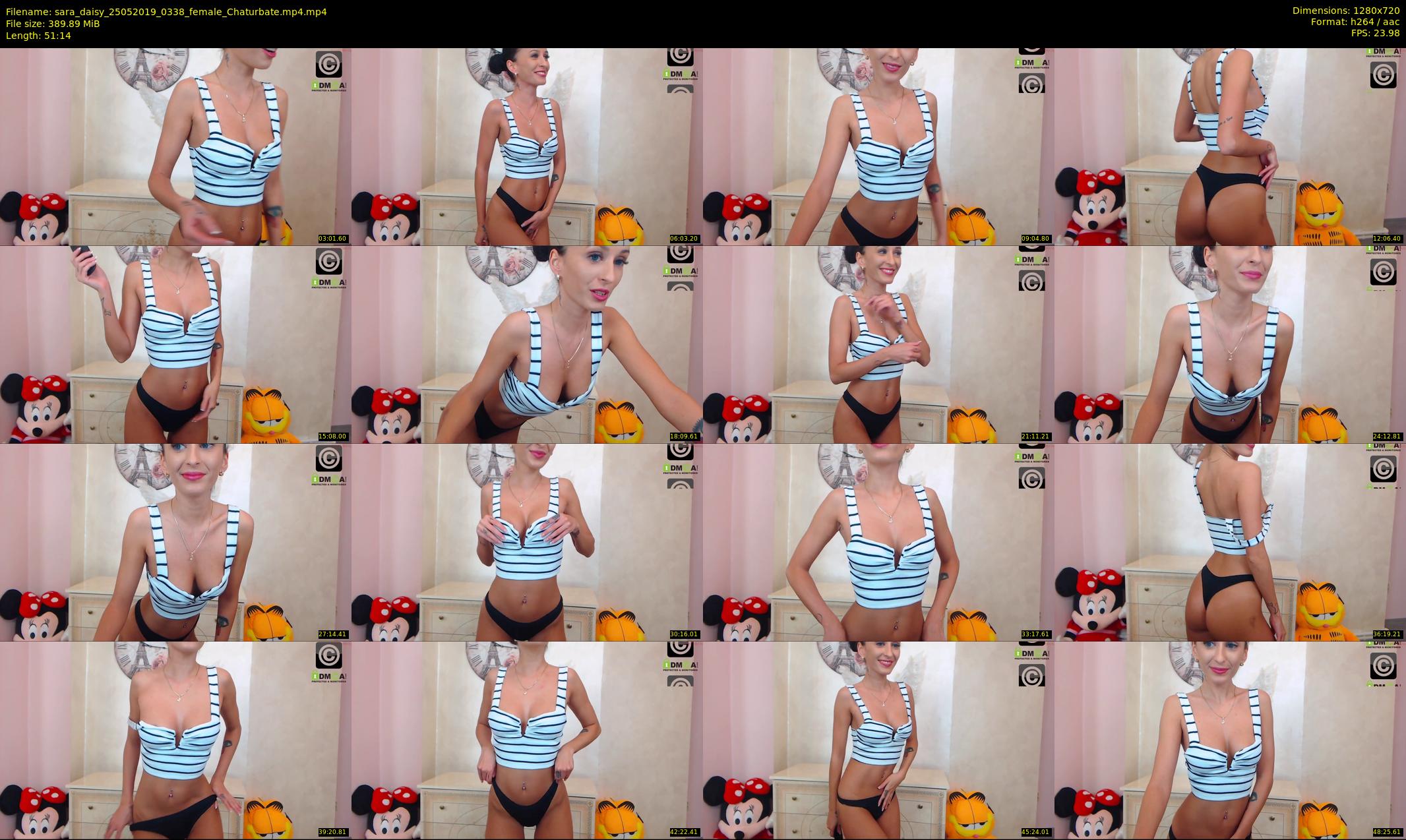 sara_daisy — 52 minute Chaturbate female cam show recording, 720p, May 25, 2019