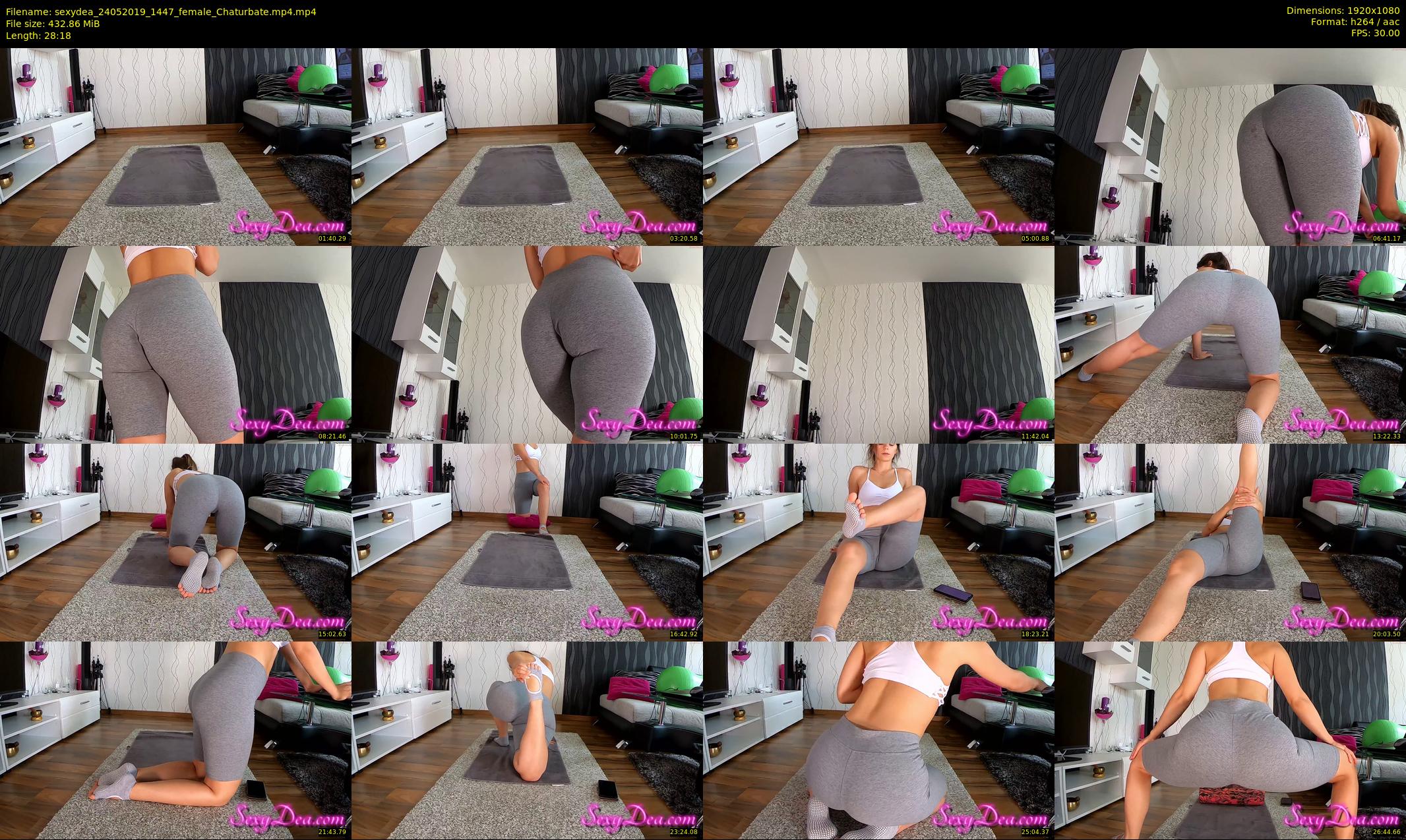 sexydea — 29 minute Chaturbate female cam show recording, 1080p, May 24, 2019