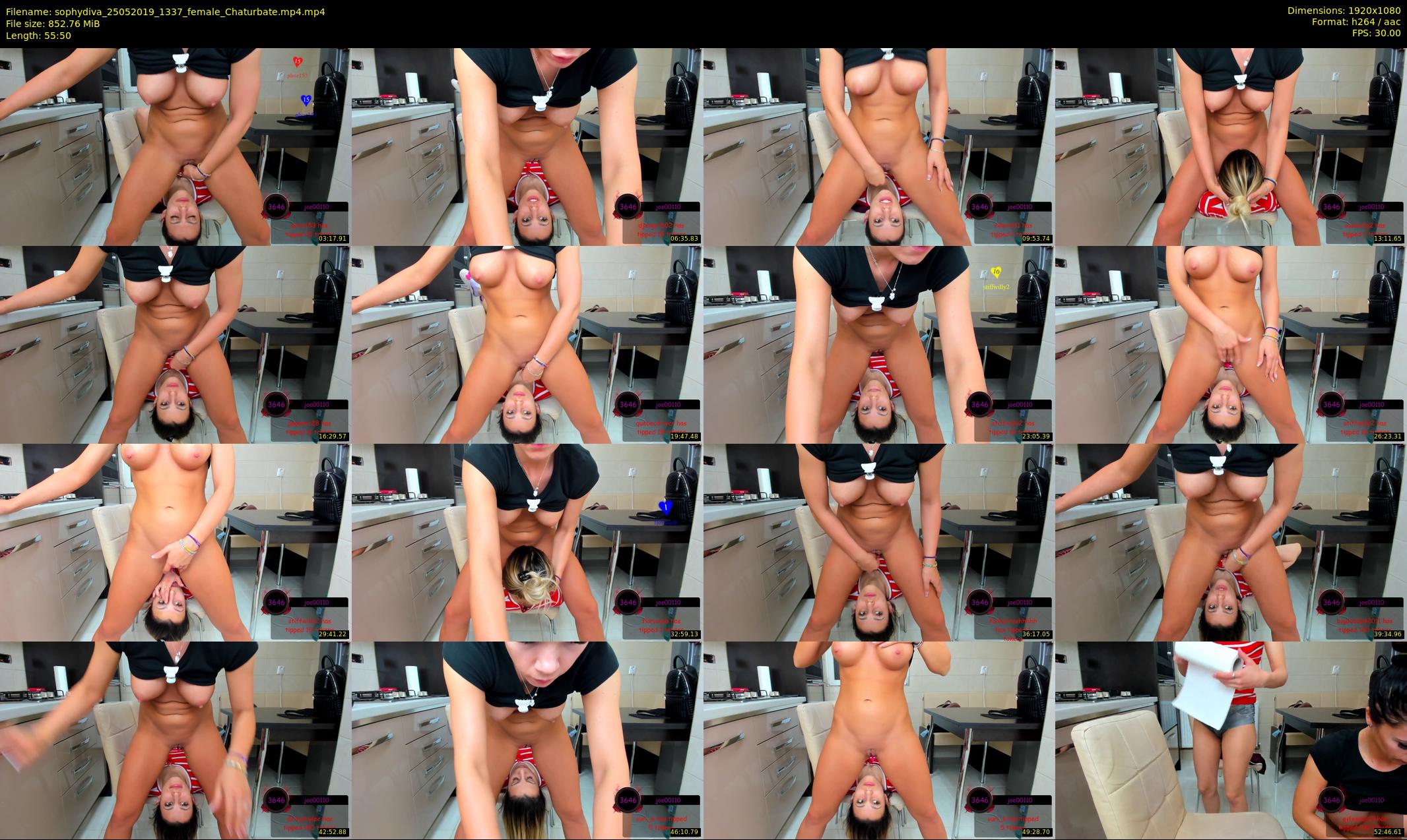 sophydiva — 56 minute Chaturbate female cam show recording, 1080p, May 25, 2019