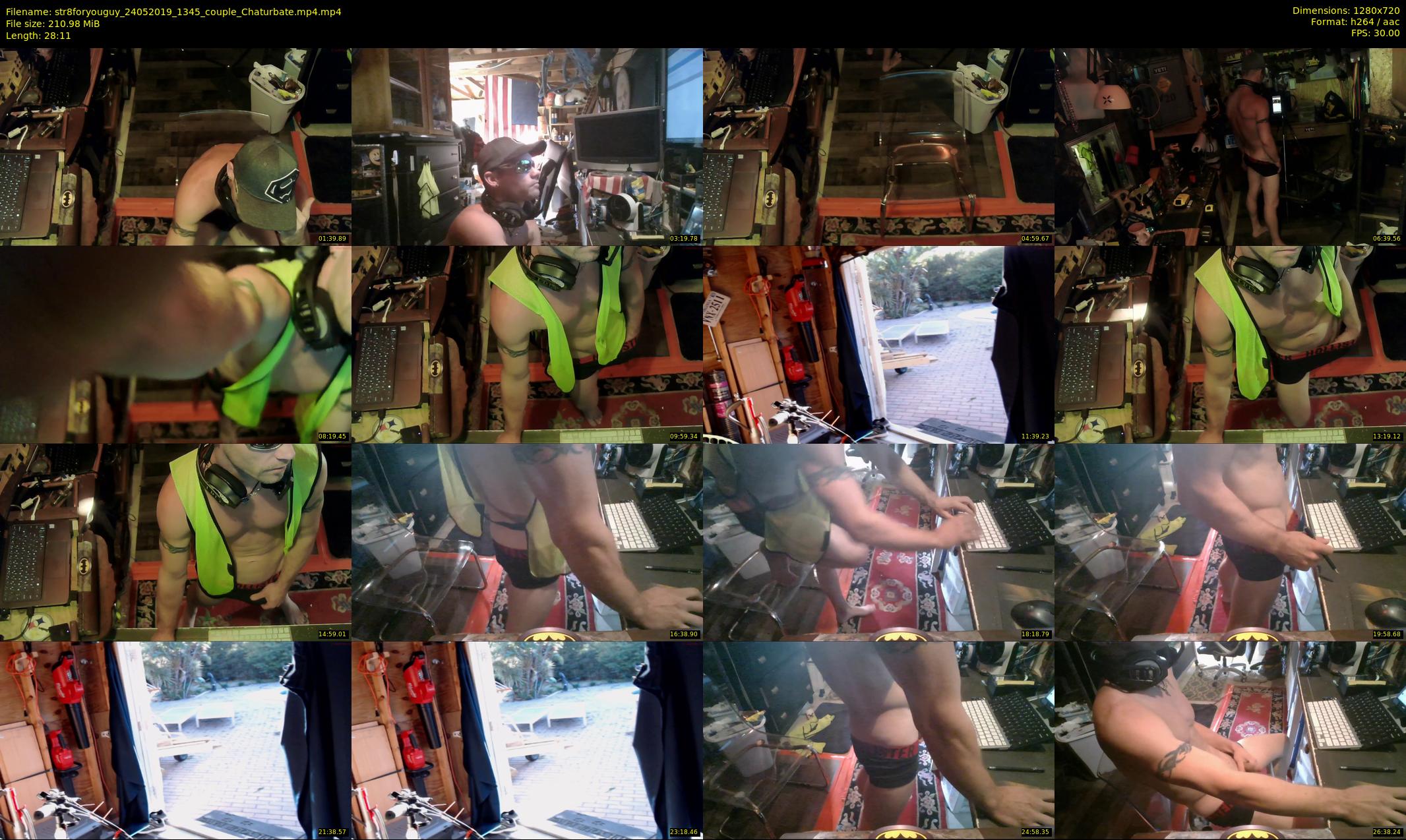 str8foryouguy — 29 minute Chaturbate male cam show recording, 720p, May 24, 2019