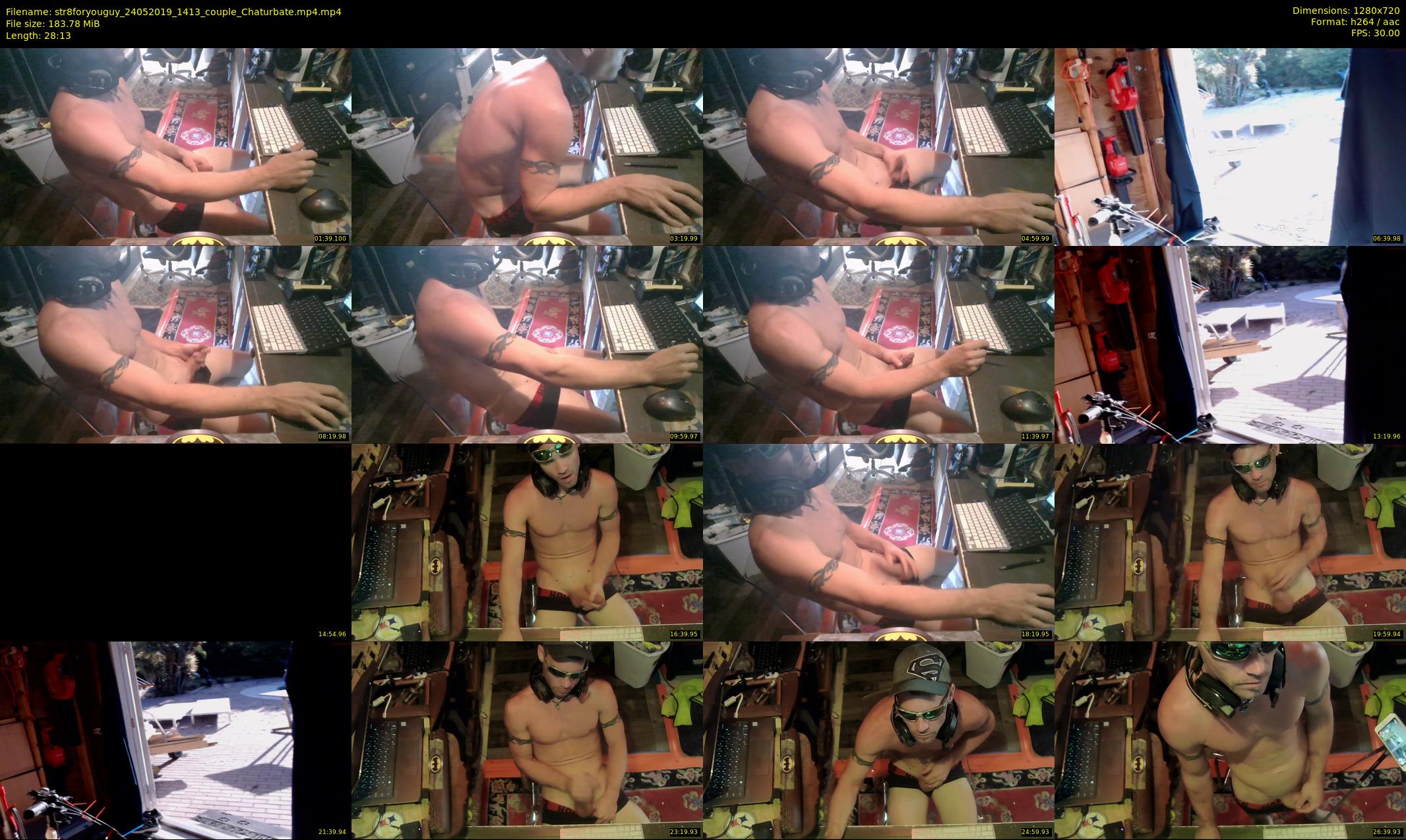 str8foryouguy — 29 minute Chaturbate male cam show recording, 720p, May 24, 2019