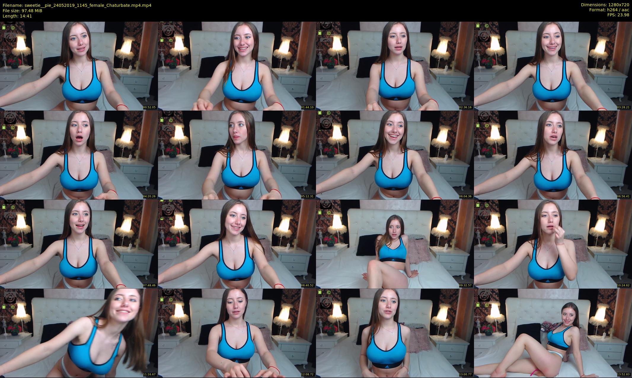 sweetie__pie — 15 minute Chaturbate female cam show recording, 720p, May 24, 2019