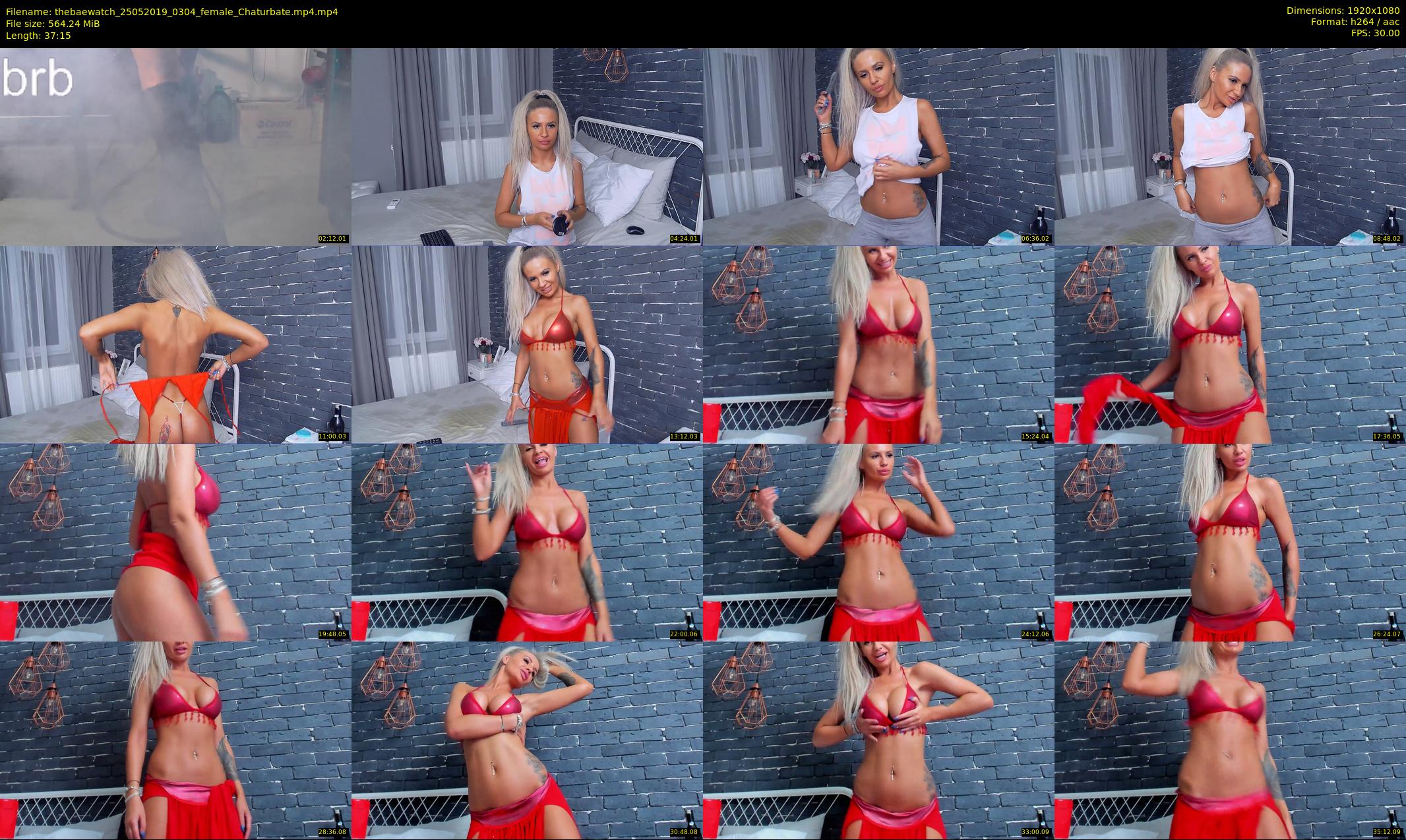 thebaewatch — 38 minute Chaturbate female cam show recording, 1080p, May 25, 2019