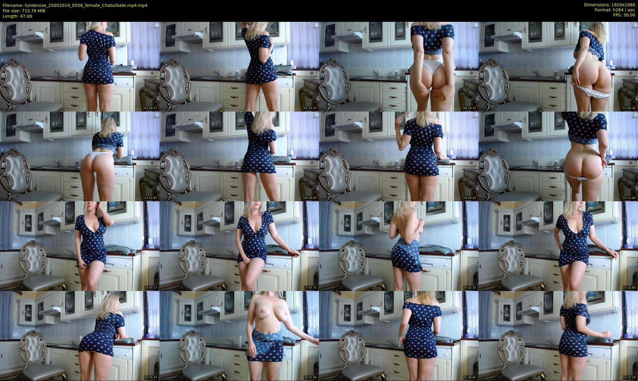 tunderose — 47 minute Chaturbate female cam show recording, 1080p, May 25, 2019