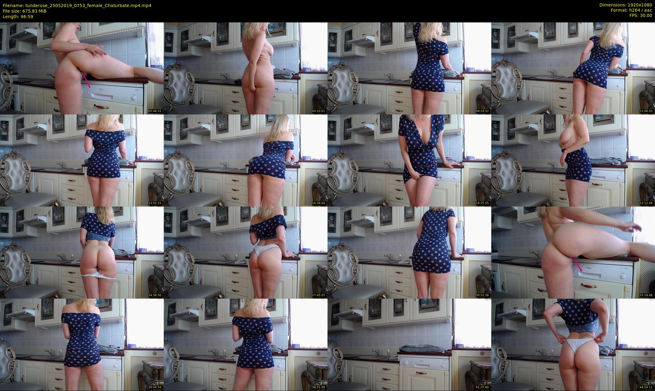 tunderose — 47 minute Chaturbate female cam show recording, 1080p, May 25, 2019